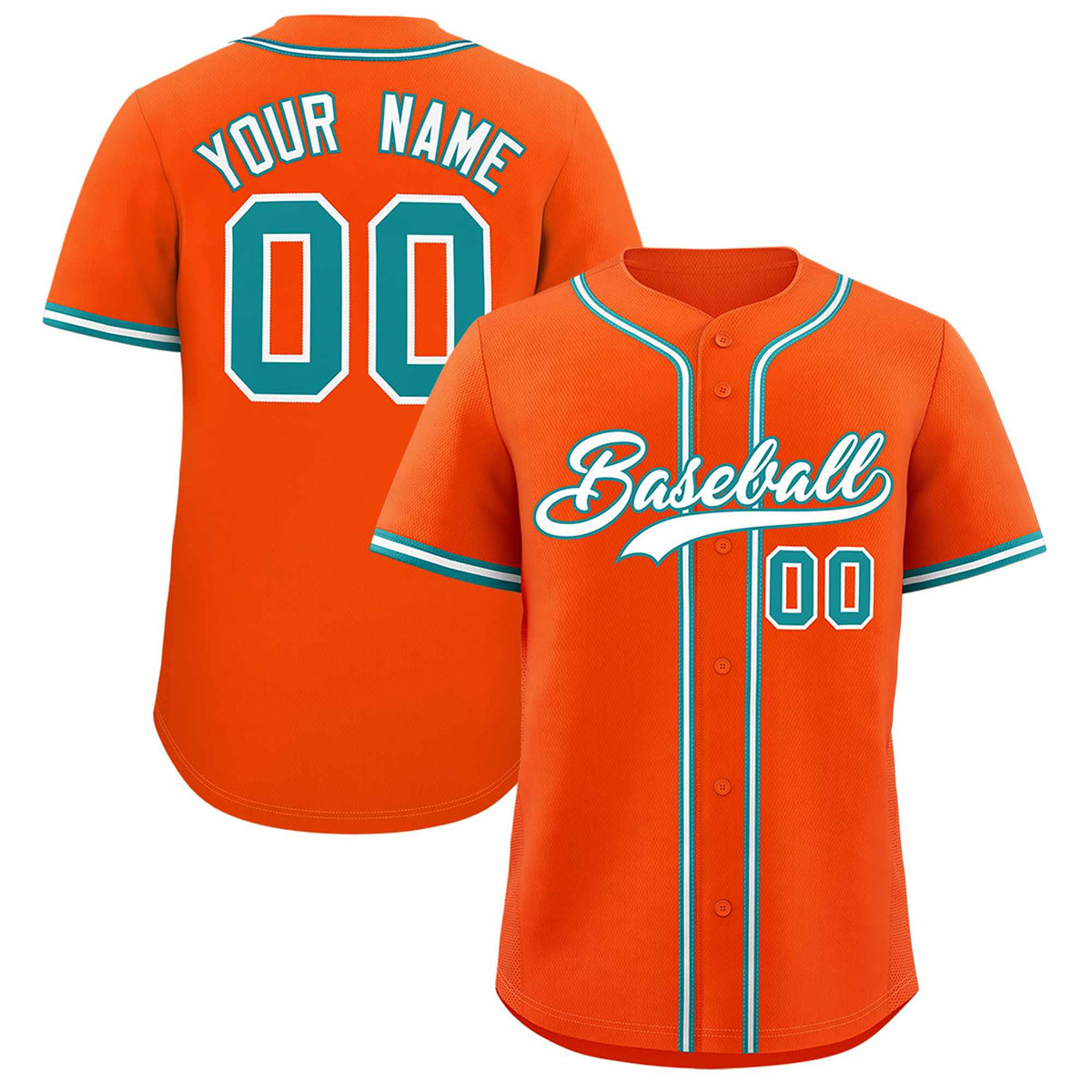 Custom Orange Classic Style Authentic Baseball Jersey| KXKSHOP