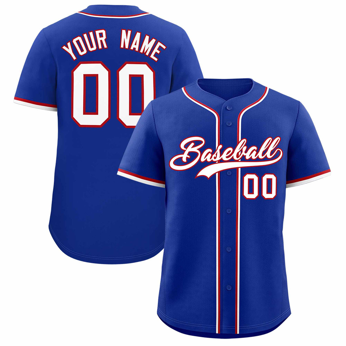 Custom Royal Classic Style Authentic Baseball Jersey| KXKSHOP