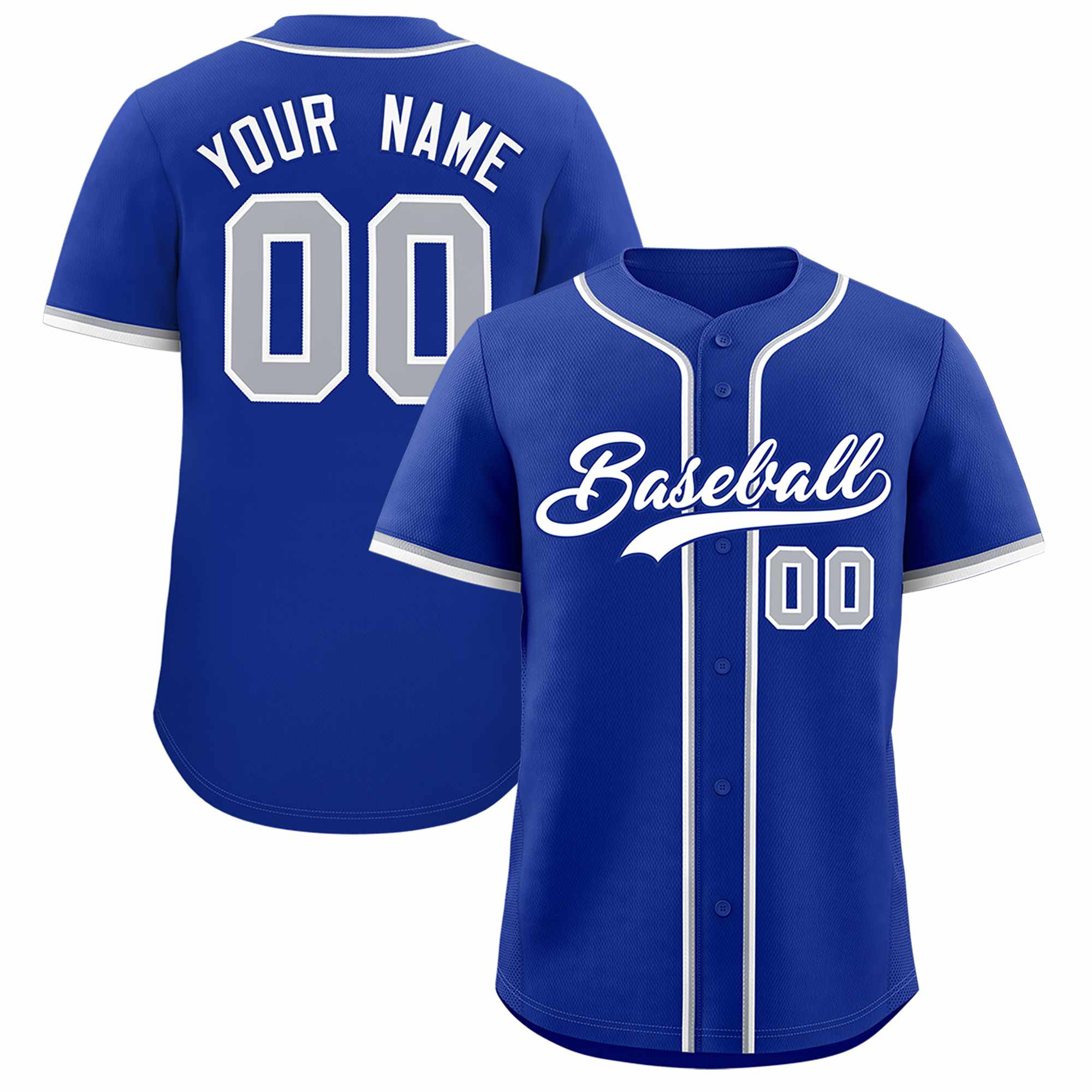 Custom Royal Classic Style Authentic Baseball Jersey| KXKSHOP