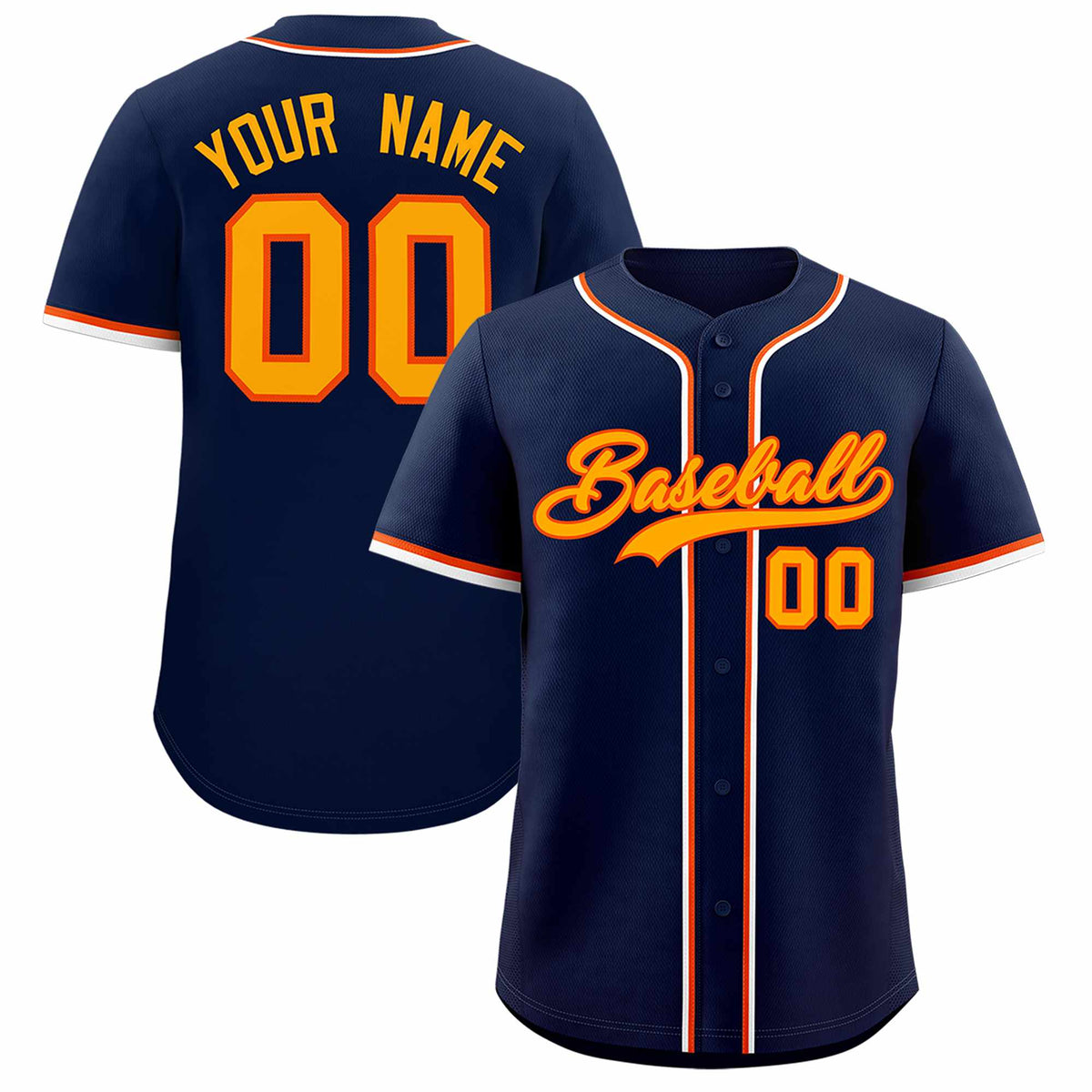 Custom Navy Classic Style Authentic Baseball Jersey| KXKSHOP