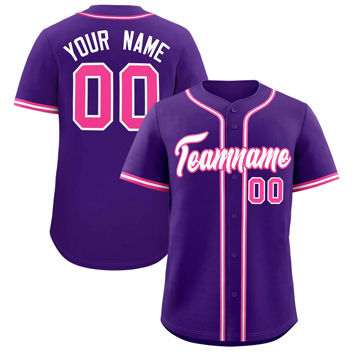 Custom Purple Classic Style Authentic Baseball Jersey| KXKSHOP