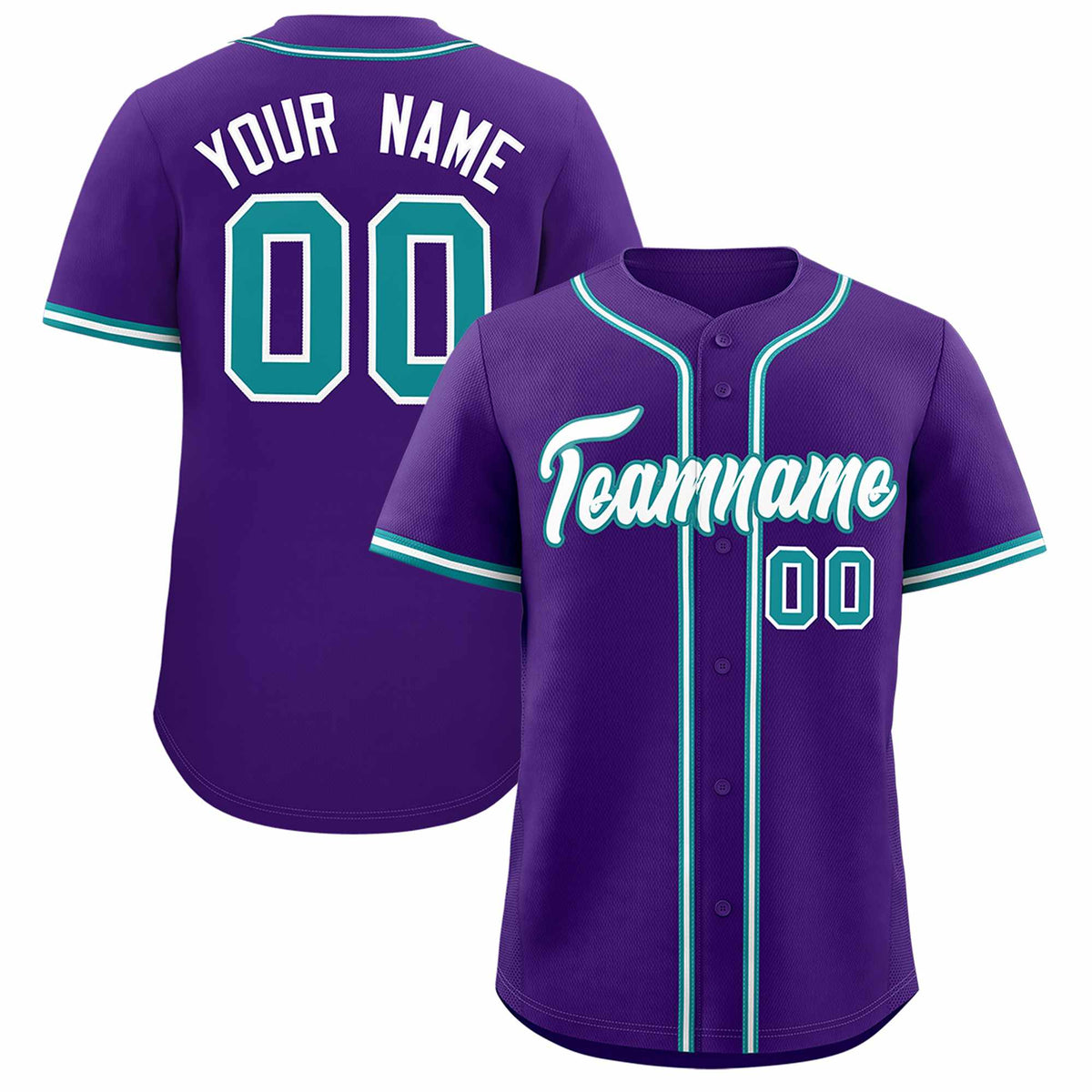 Custom Purple Classic Style Authentic Baseball Jersey| KXKSHOP