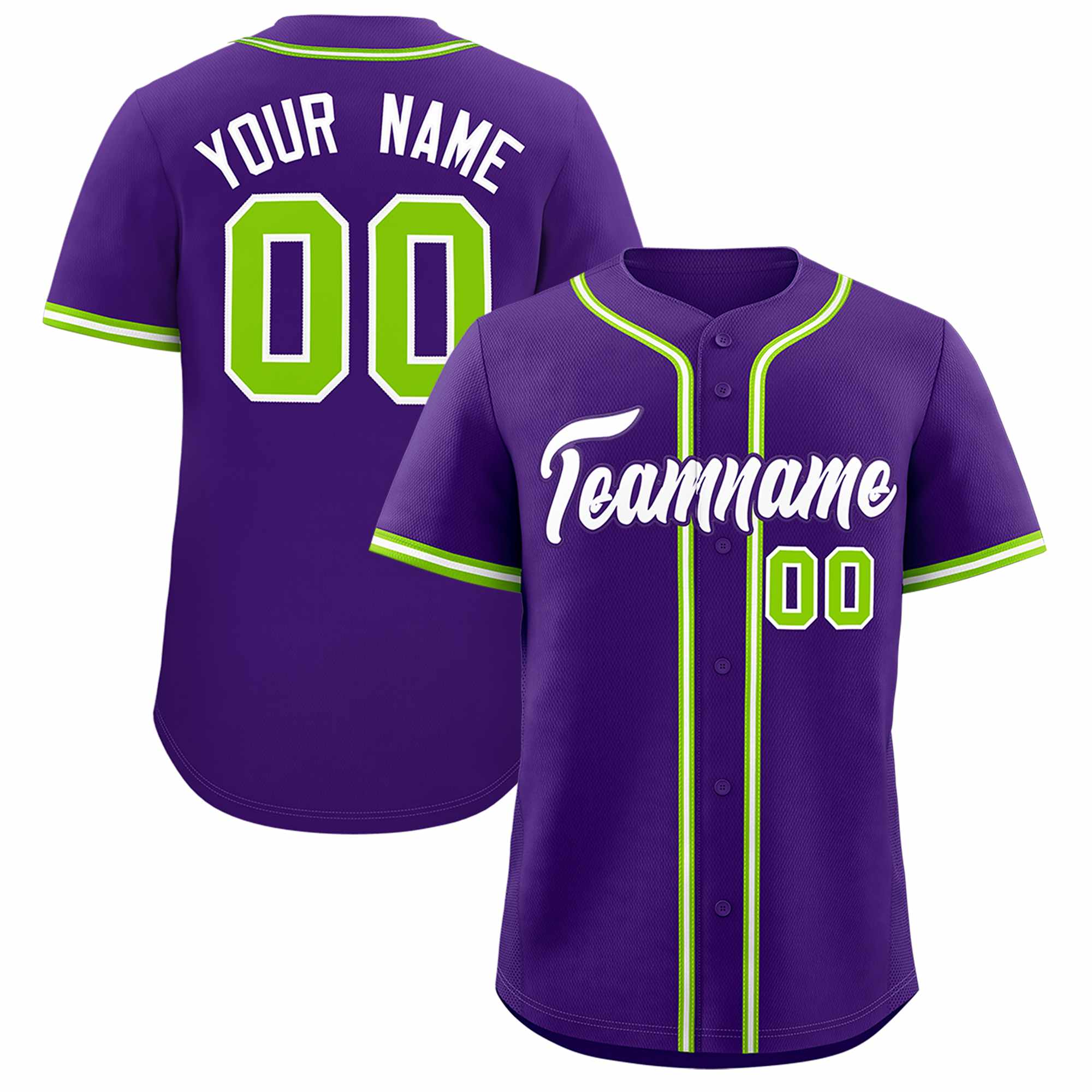 Custom Purple Classic Style Authentic Baseball Jersey| KXKSHOP