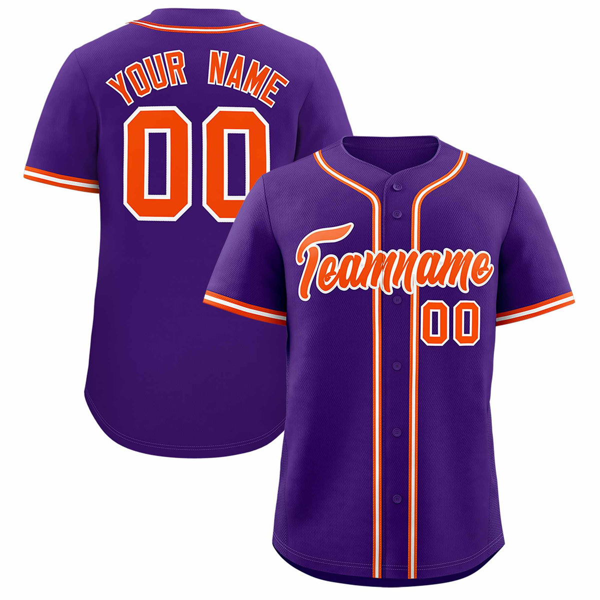 Custom Purple Classic Style Authentic Baseball Jersey| KXKSHOP