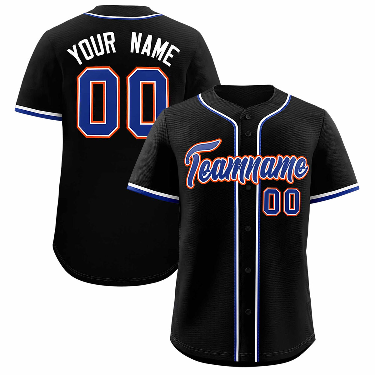 Custom Black Classic Style Authentic Baseball Jersey| KXKSHOP