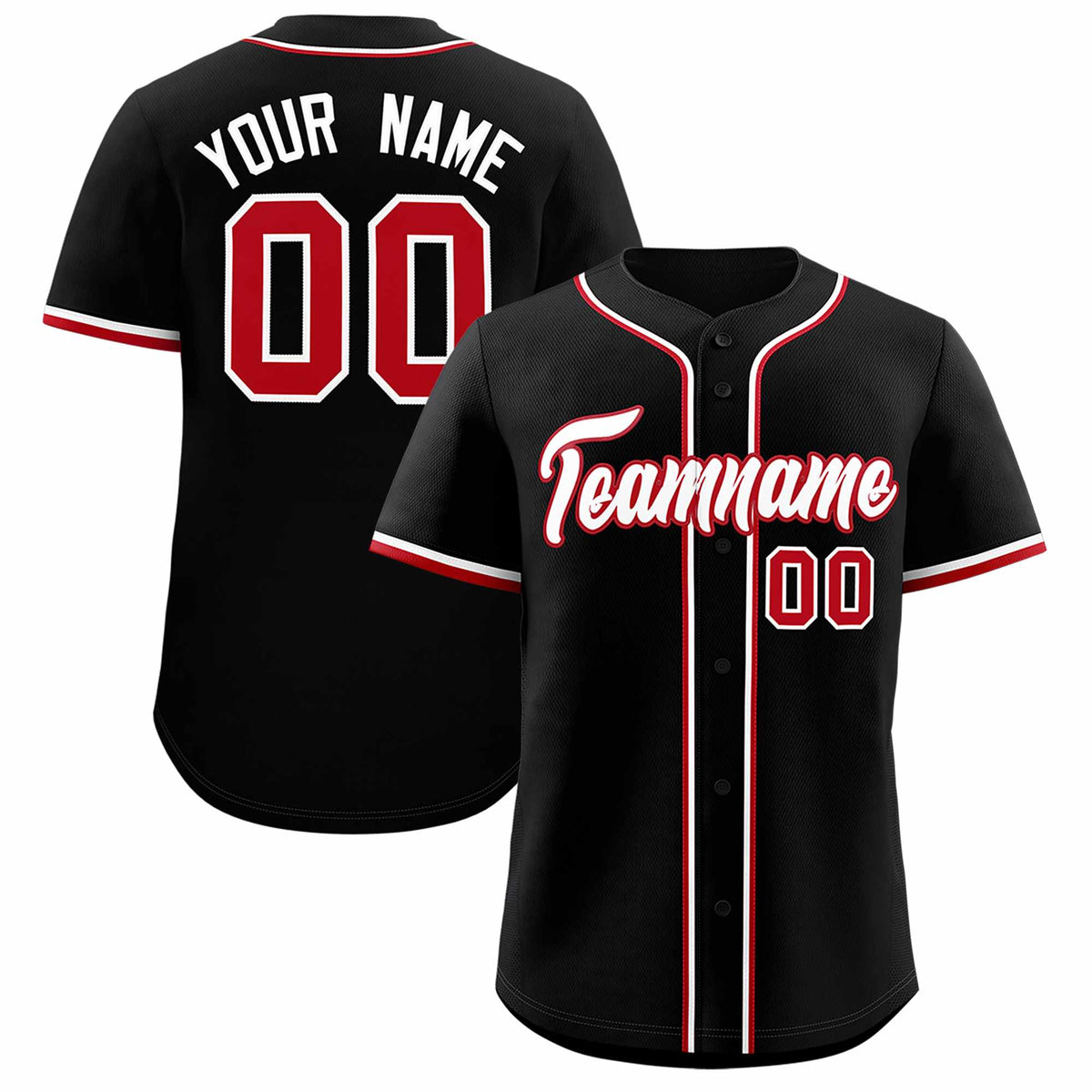 Custom Black Classic Style Authentic Baseball Jersey| KXKSHOP