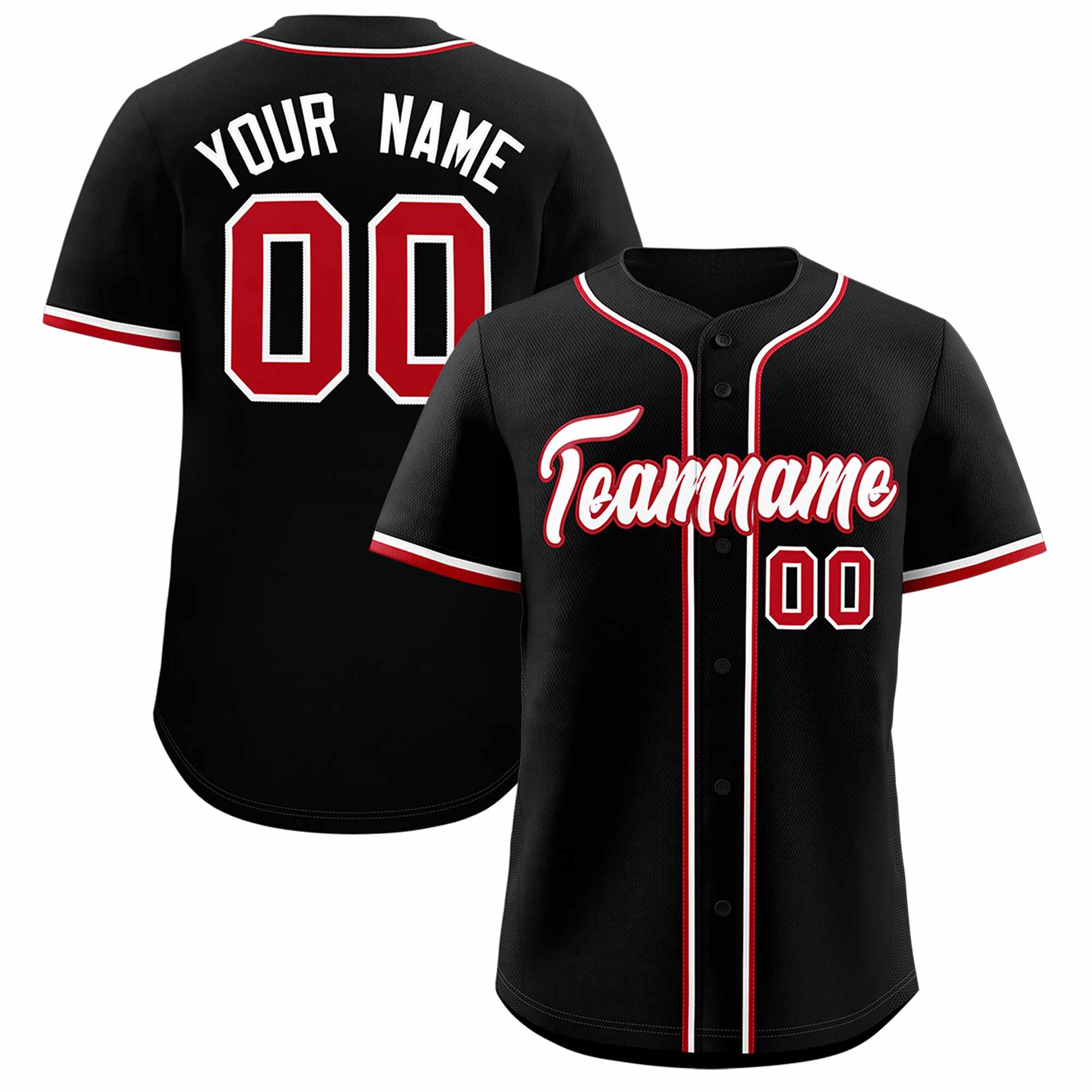 Custom Black Classic Style Authentic Baseball Jersey| KXKSHOP