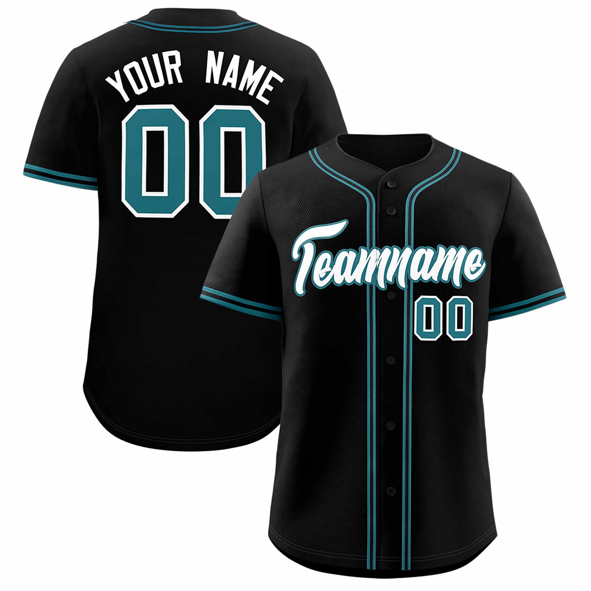 Custom Black Classic Style Authentic Baseball Jersey| KXKSHOP