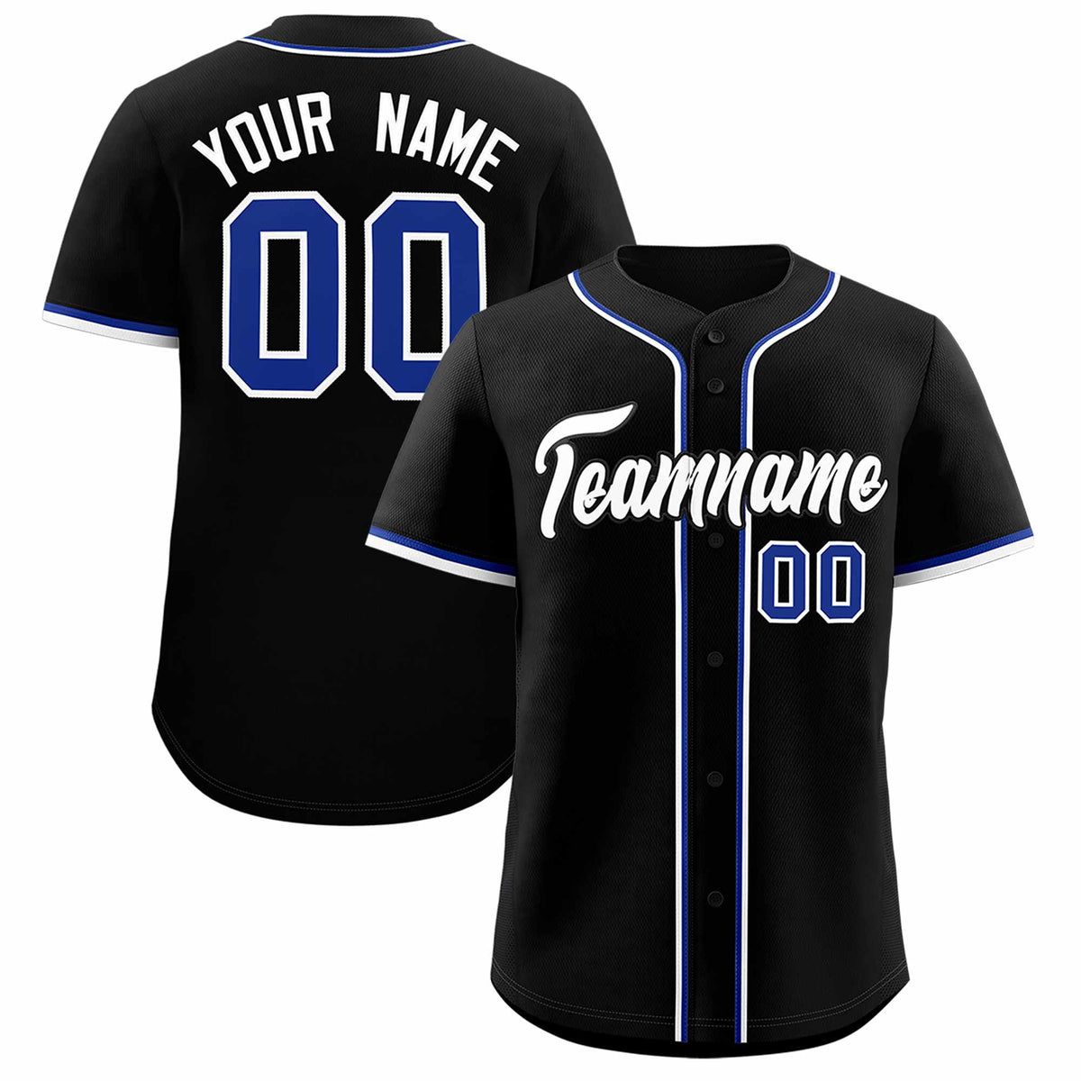 Custom Black Classic Style Authentic Baseball Jersey| KXKSHOP