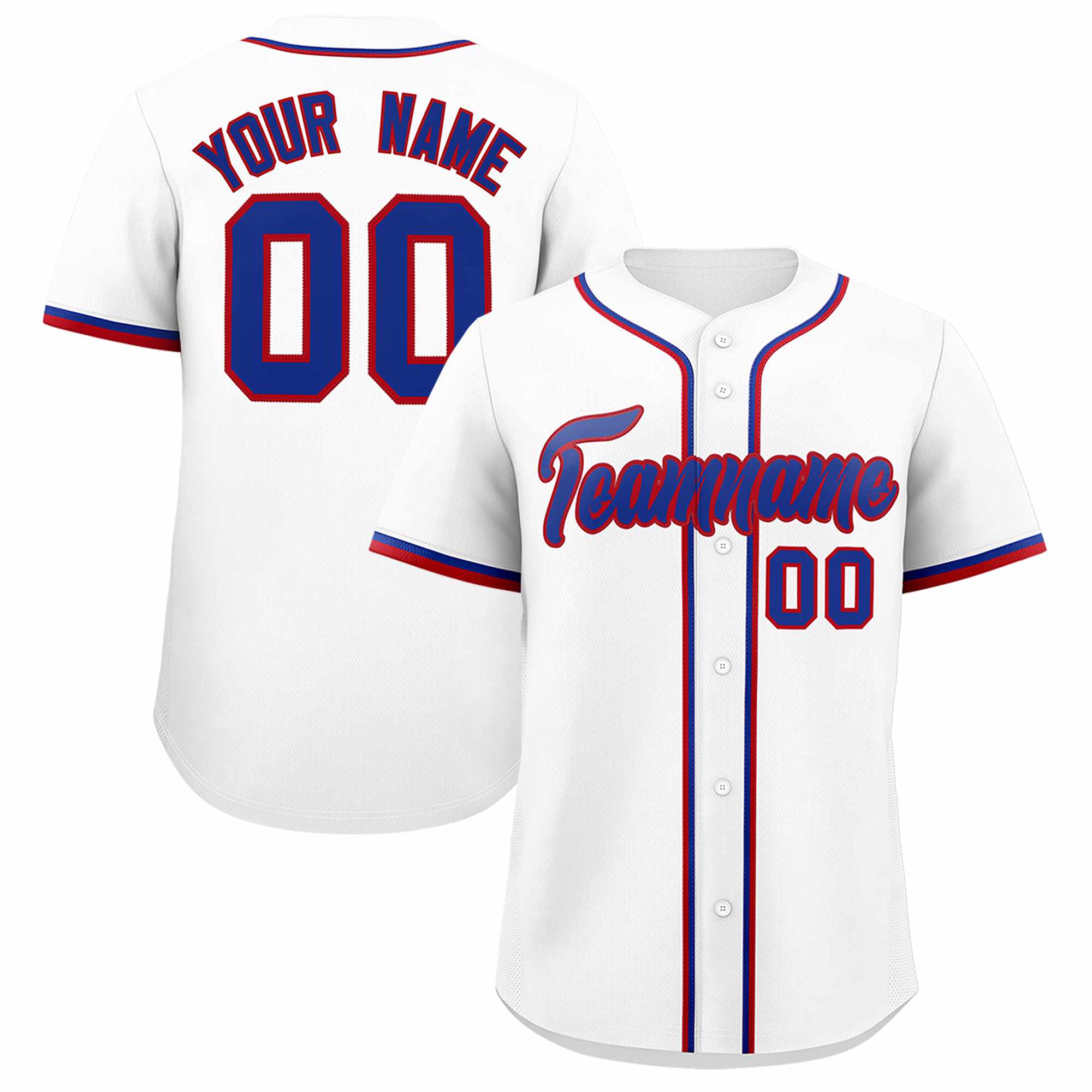 Custom White Classic Style Authentic Baseball Jersey| KXKSHOP