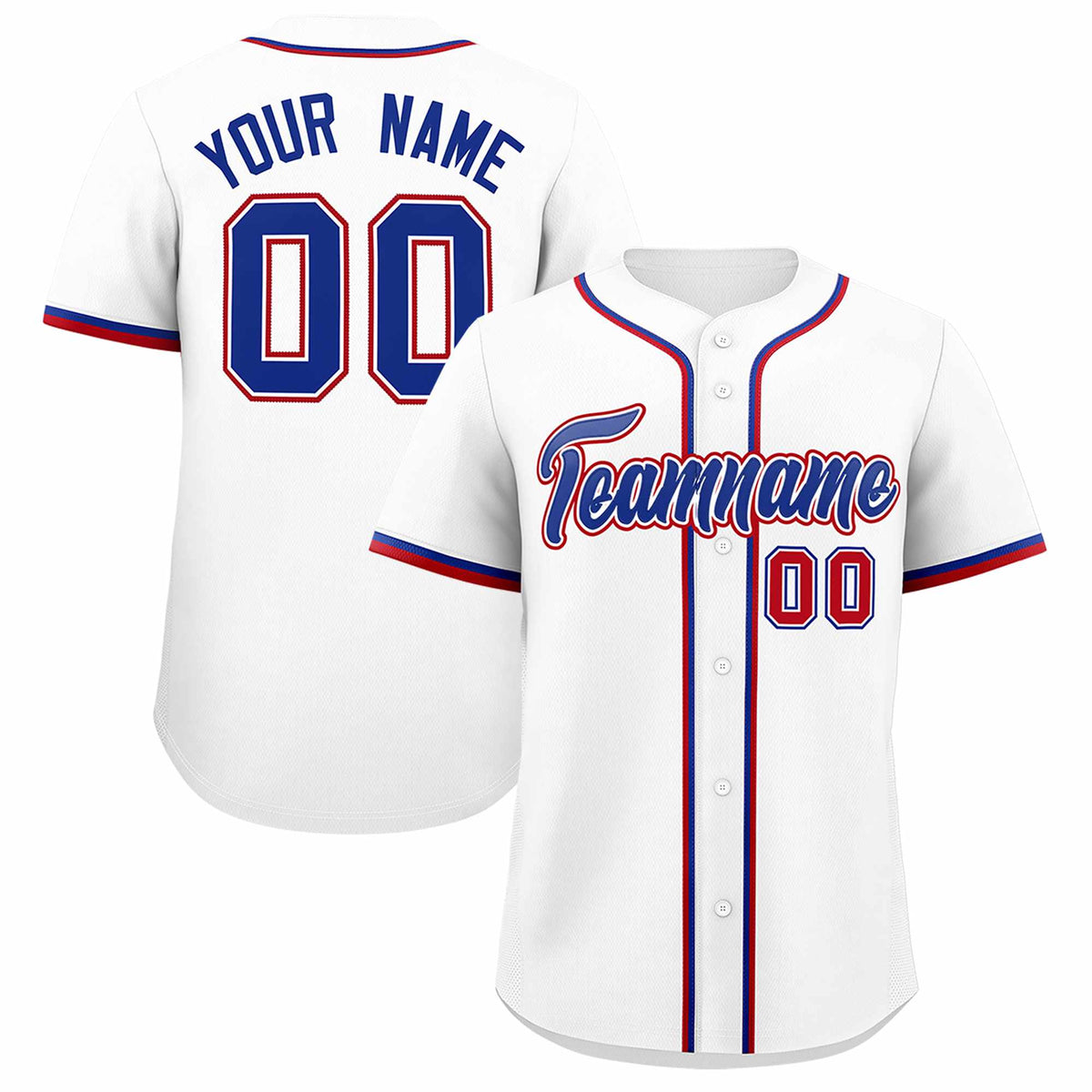 Custom White Classic Style Authentic Baseball Jersey| KXKSHOP