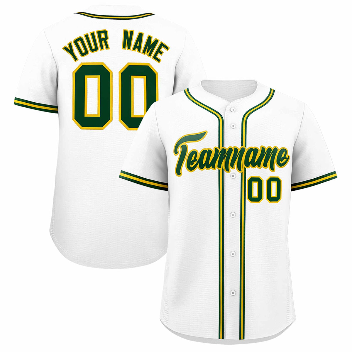 Custom White Classic Style Authentic Baseball Jersey| KXKSHOP