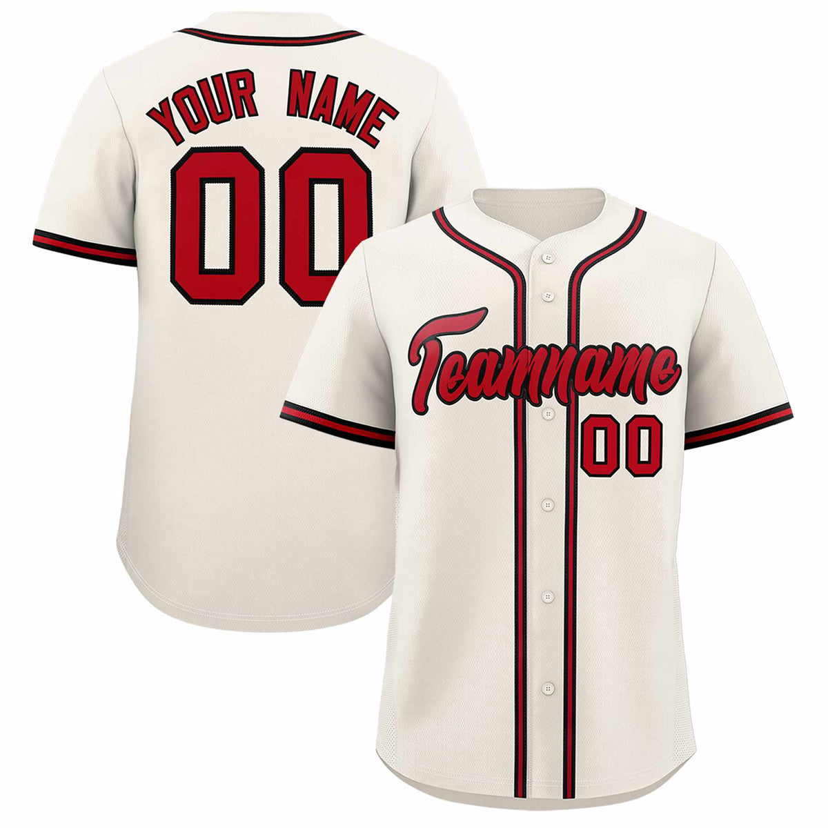 Custom Cream Classic Style Authentic Baseball Jersey| KXKSHOP