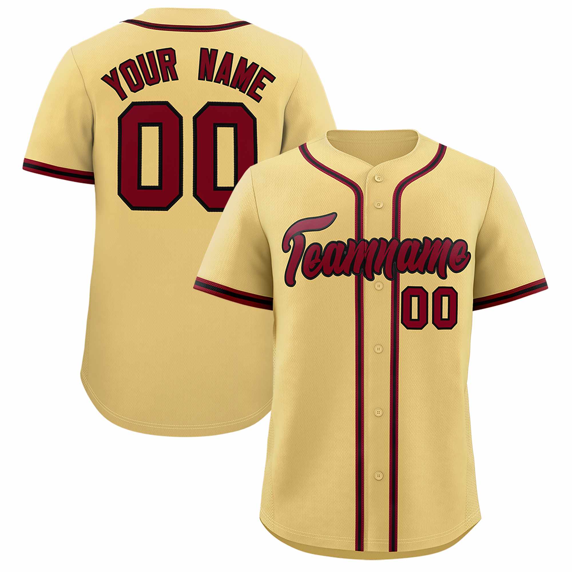Custom Cream Classic Style Authentic Baseball Jersey| KXKSHOP