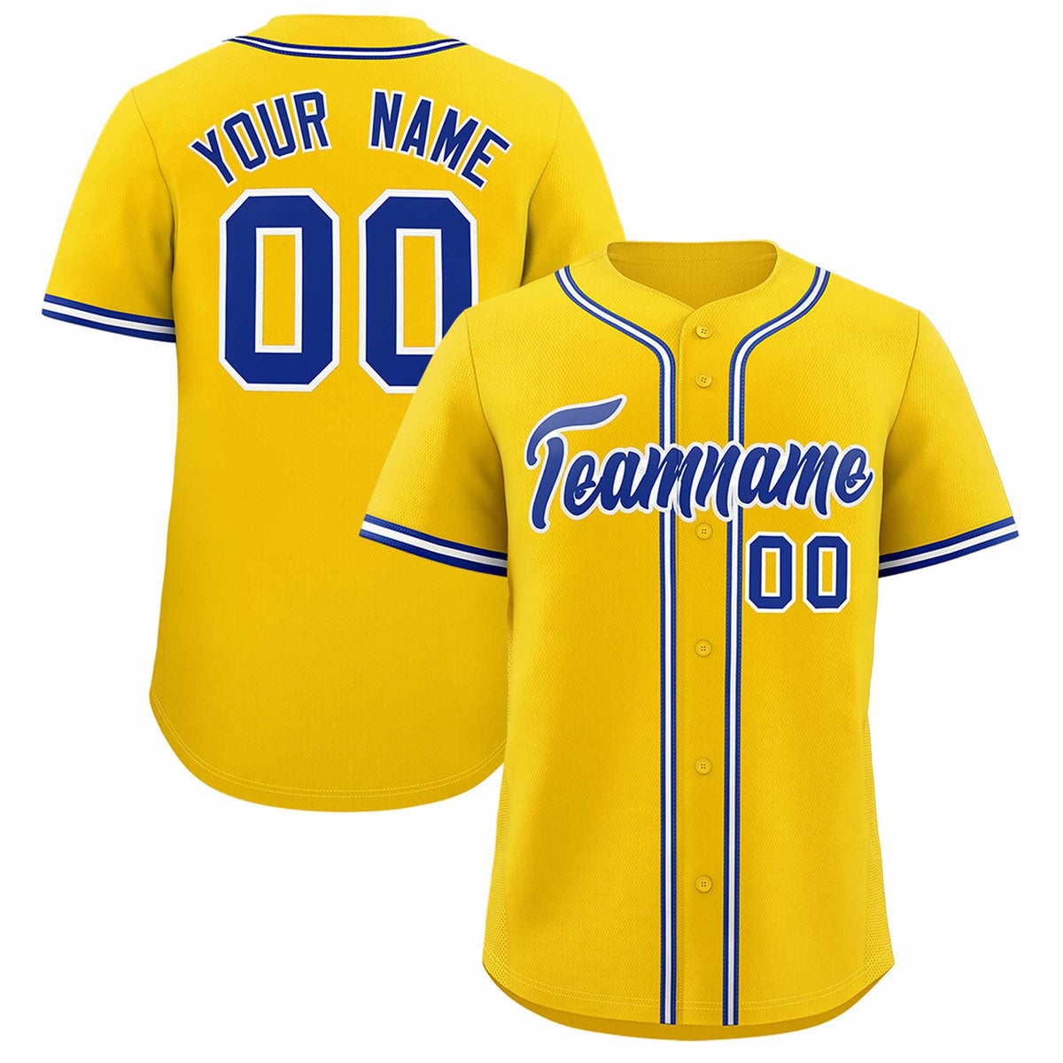 Custom Gold Classic Style Authentic Baseball Jersey| KXKSHOP