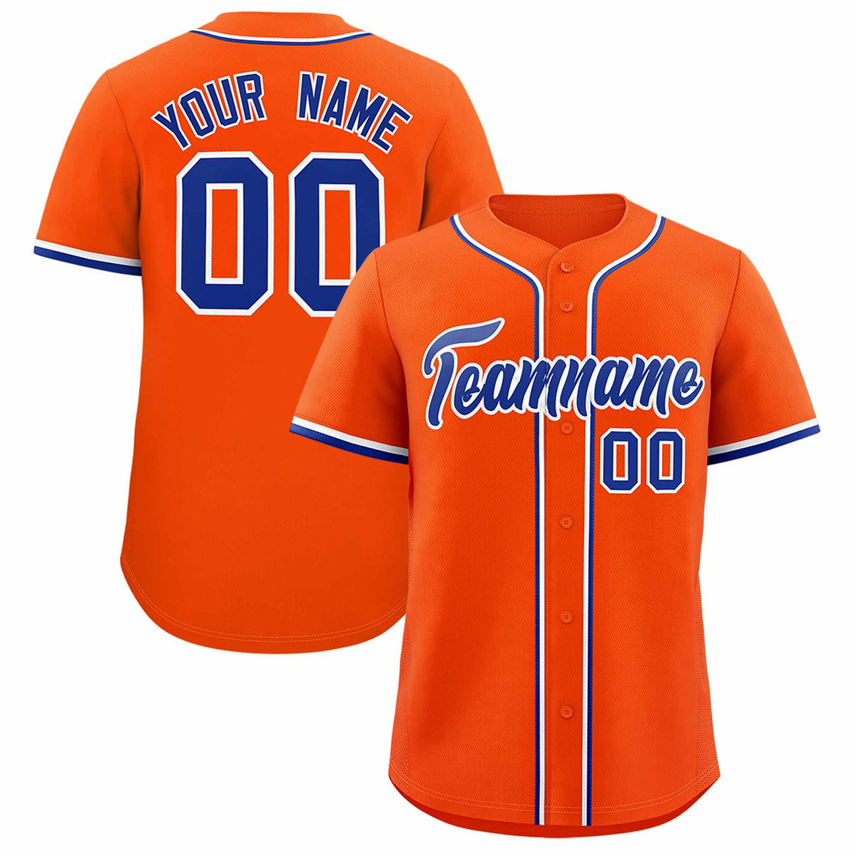 Custom Orange Classic Style Authentic Baseball Jersey| KXKSHOP