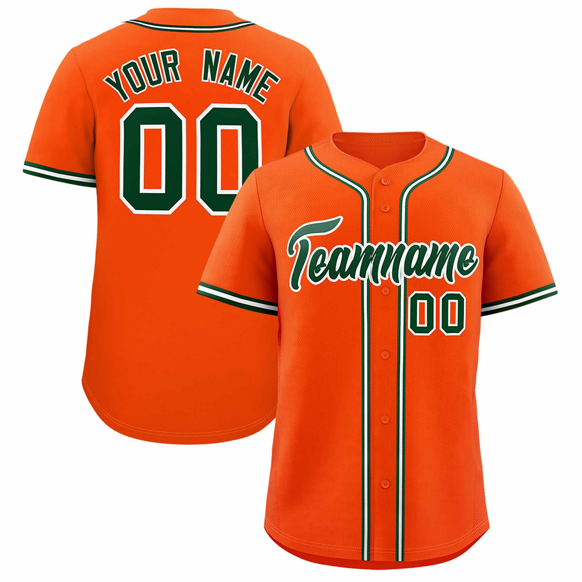 Custom Orange Classic Style Authentic Baseball Jersey| KXKSHOP