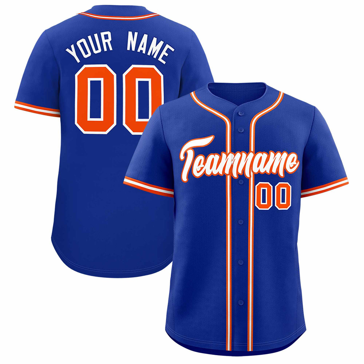 Custom Royal Classic Style Authentic Baseball Jersey| KXKSHOP