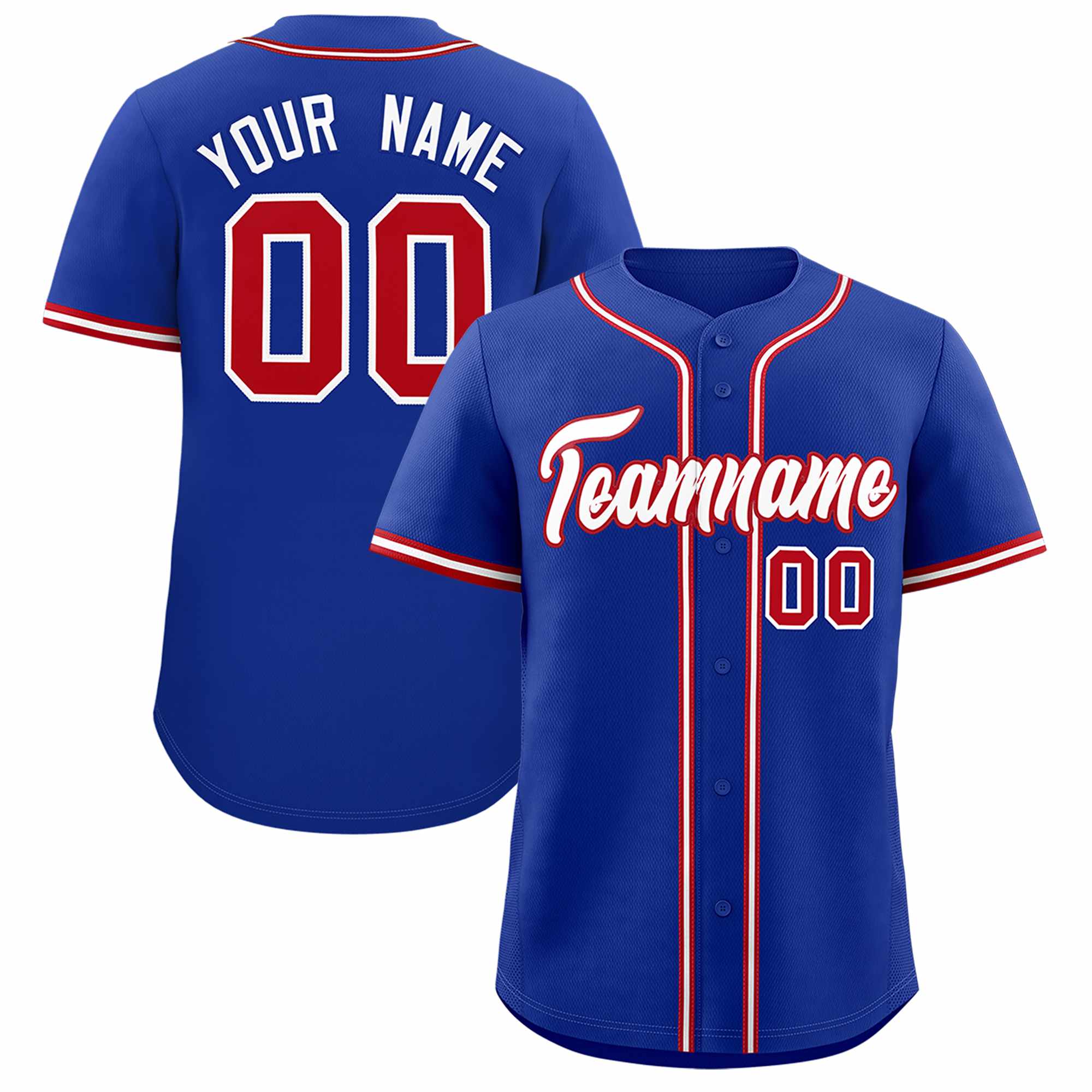 Custom Royal Classic Style Authentic Baseball Jersey| KXKSHOP