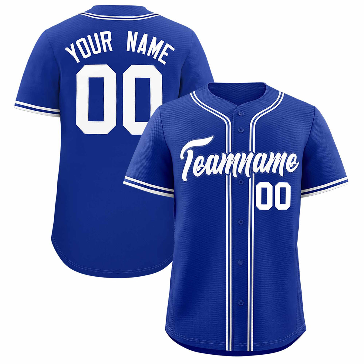 Custom Royal Classic Style Authentic Baseball Jersey| KXKSHOP