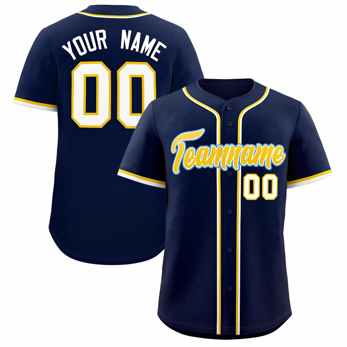 Custom Navy Classic Style Authentic Baseball Jersey| KXKSHOP