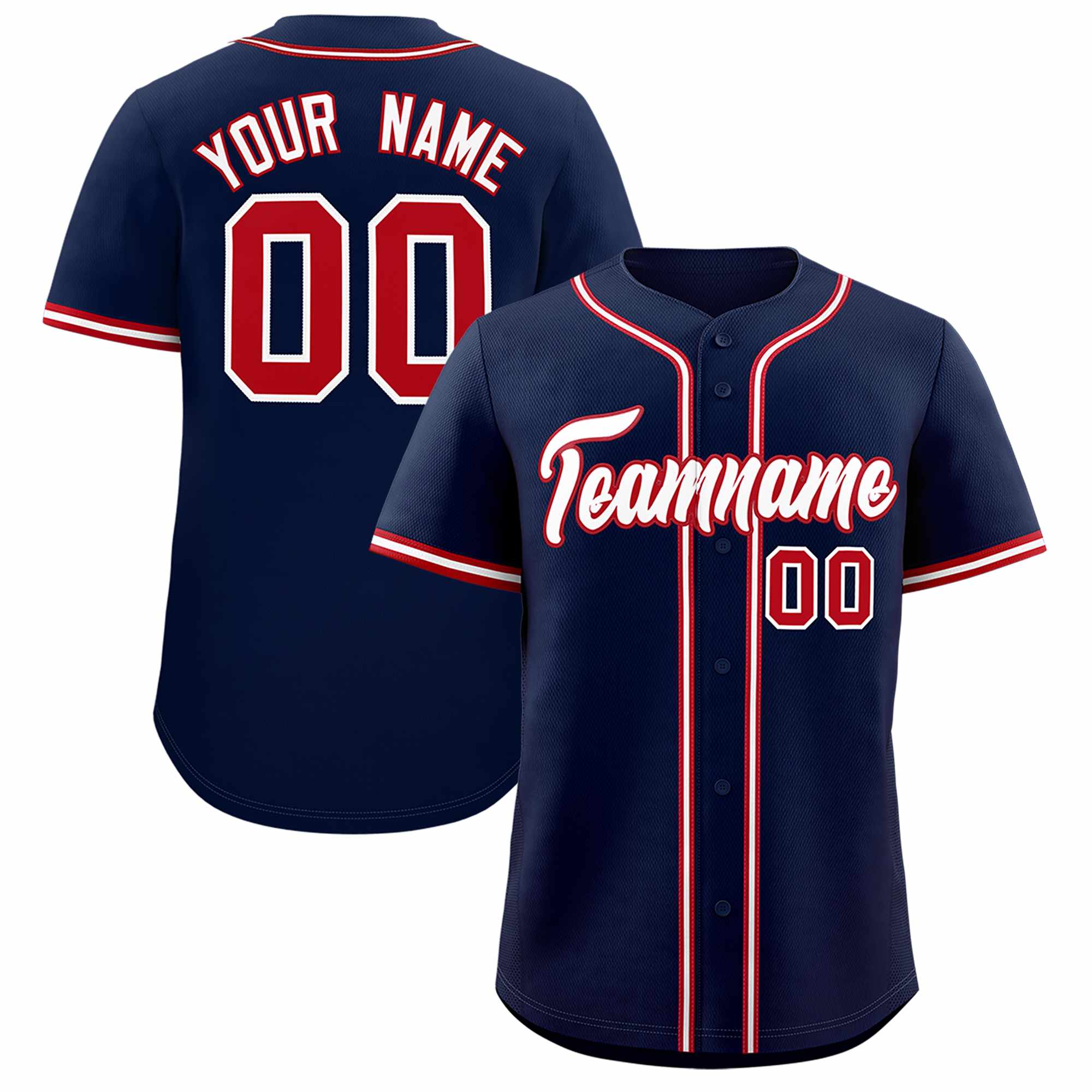 Custom Navy Classic Style Authentic Baseball Jersey| KXKSHOP