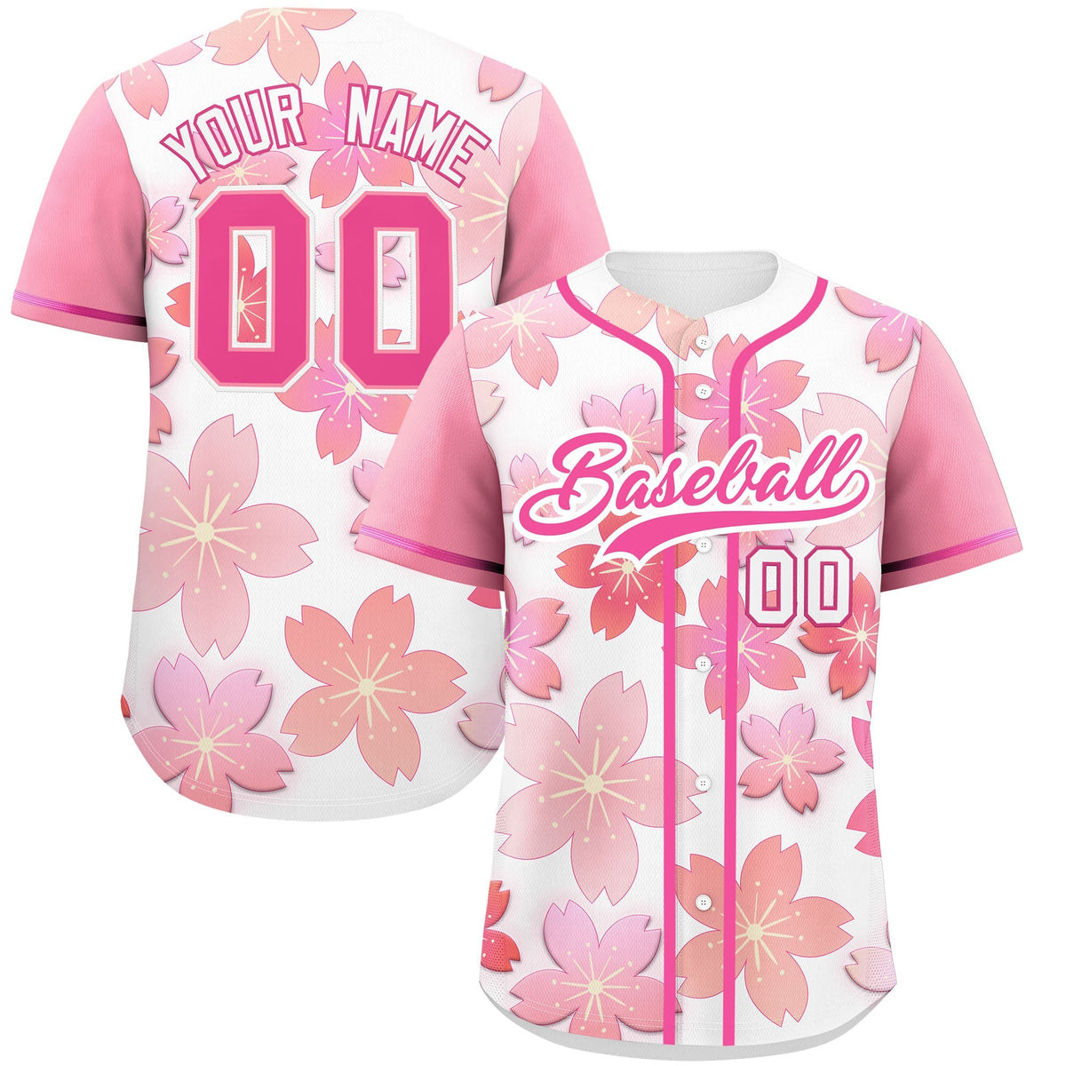 Custom White Gradient Fashion Elastic Baseball Jersey| KXKSHOP