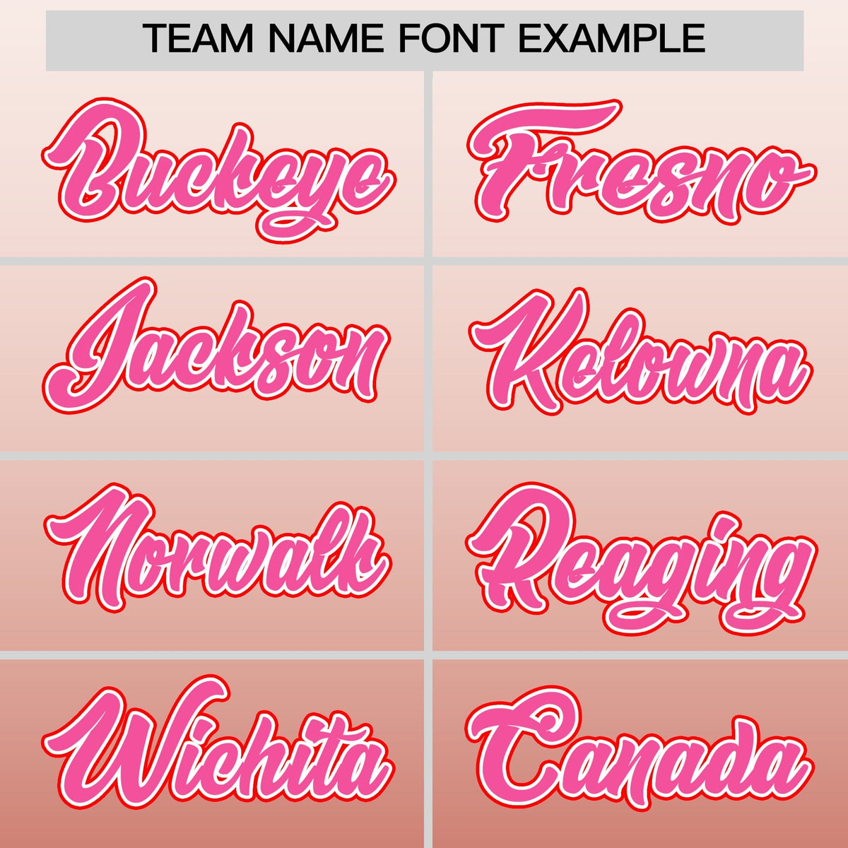 Custom pink Red Gradient Fashion Elastic Baseball Jersey| KXKSHOP