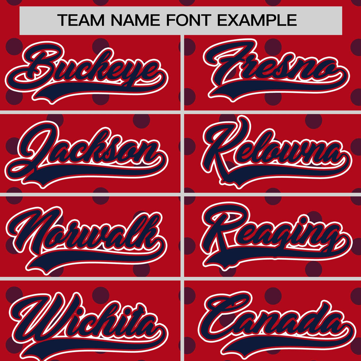 Custom Red Navy Personalized Polka Dot Graffiti Pattern Authentic Baseball Jersey