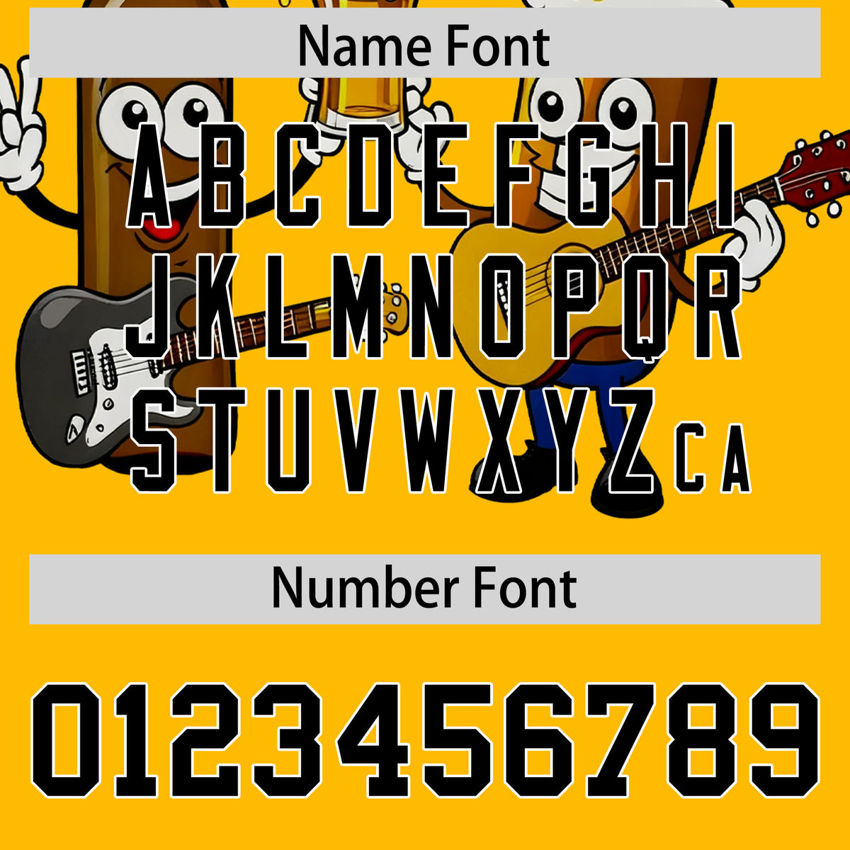 Custom Yellow Personalized Team Shirts for Parties &amp; Training | KXKSHOP