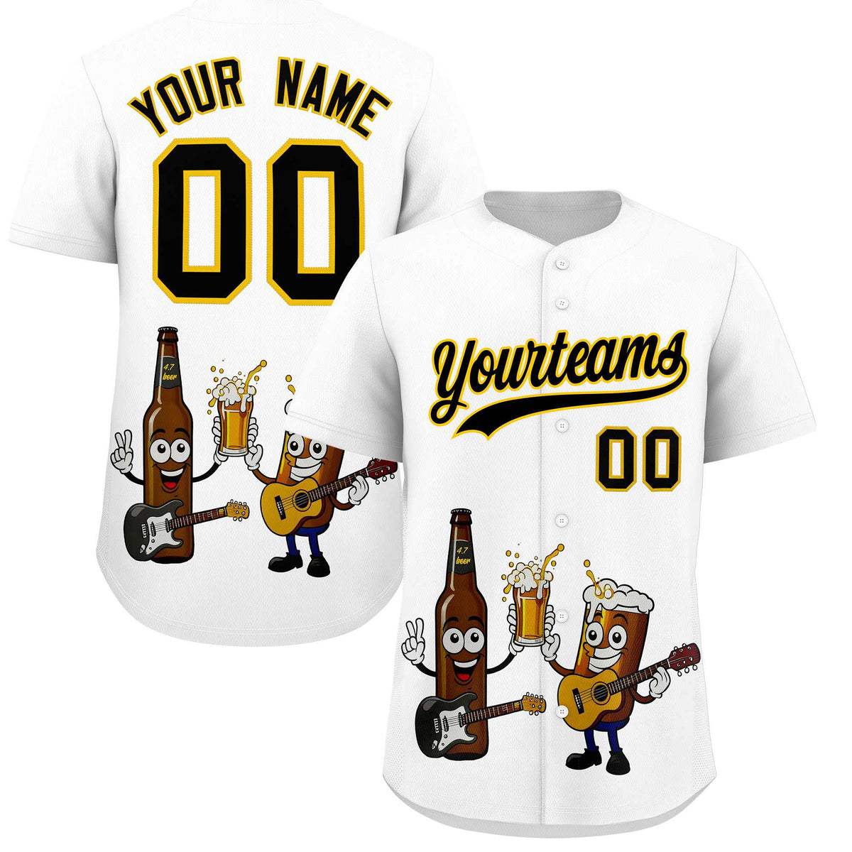 Custom White Personalized Team Shirts for Parties &amp; Training | KXKSHOP