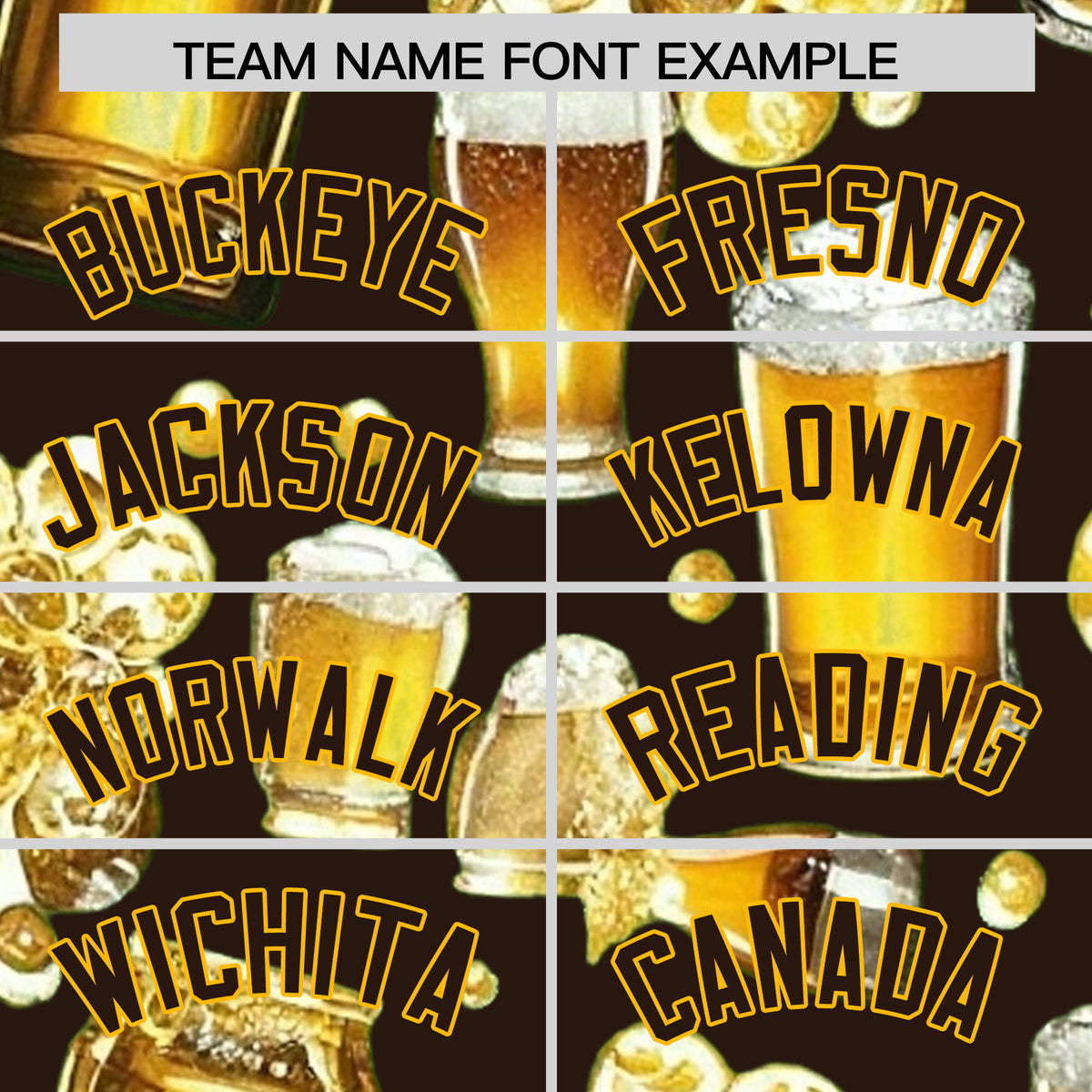 Custom Brown Personalized Team Shirts for Parties &amp; Training | KXKSHOP