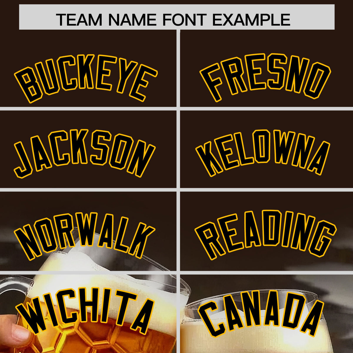 Custom Brown Personalized Team Shirts for Parties &amp; Training | KXKSHOP