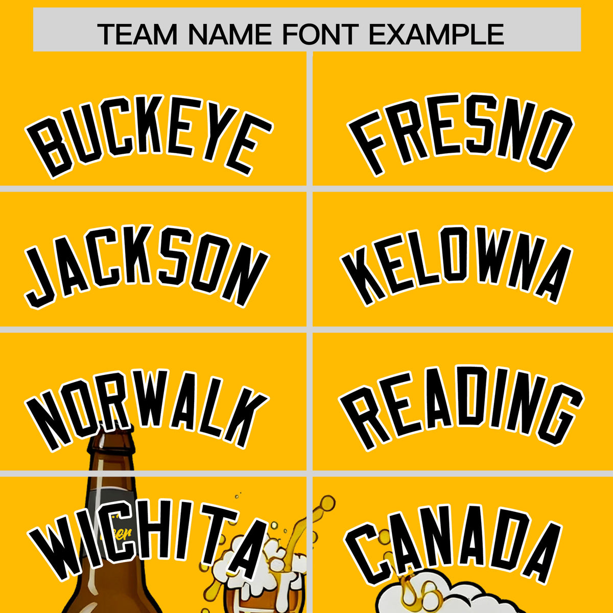 Custom Yellow Personalized Team Shirts for Parties &amp; Training | KXKSHOP