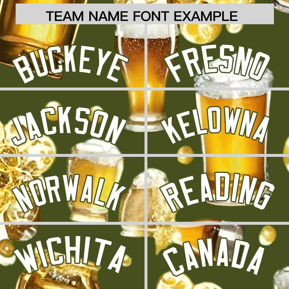 Custom Olive Personalized Team Shirts for Parties & Training | KXKSHOP