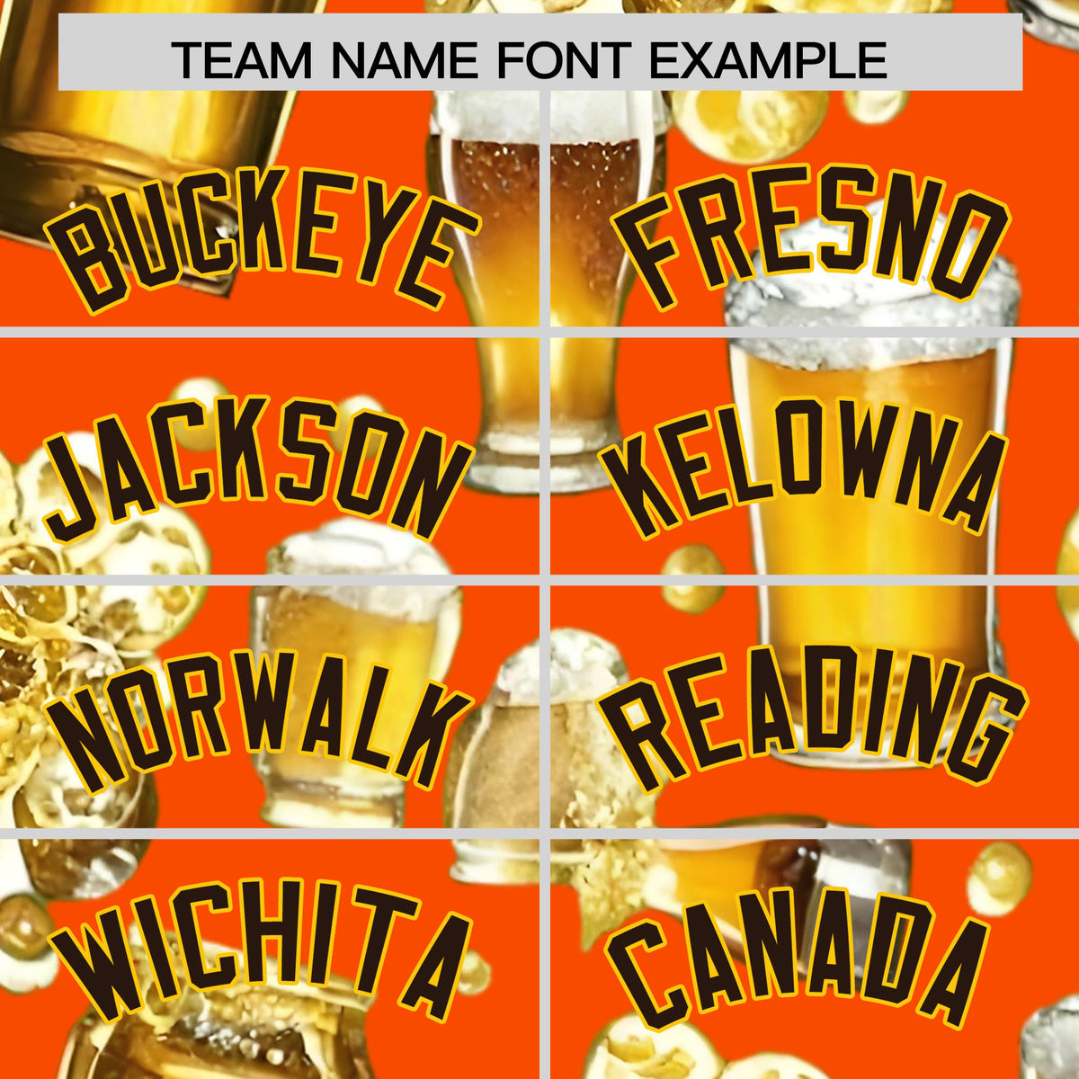 Custom Orange Personalized Team Shirts for Parties &amp; Training | KXKSHOP