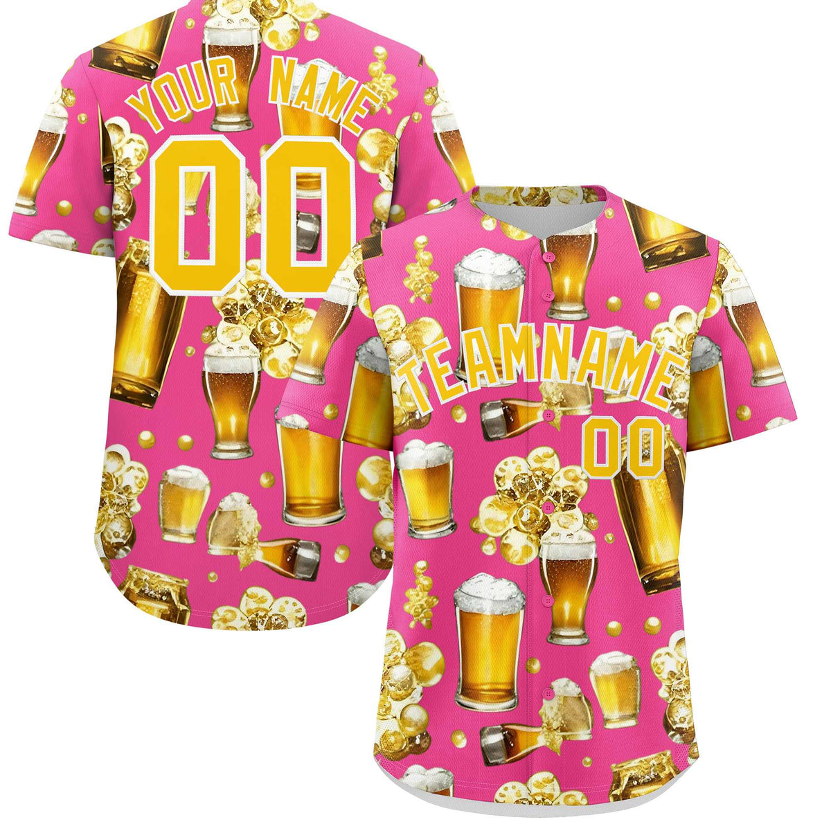 Custom Pink Personalized Team Shirts for Parties &amp; Training | KXKSHOP