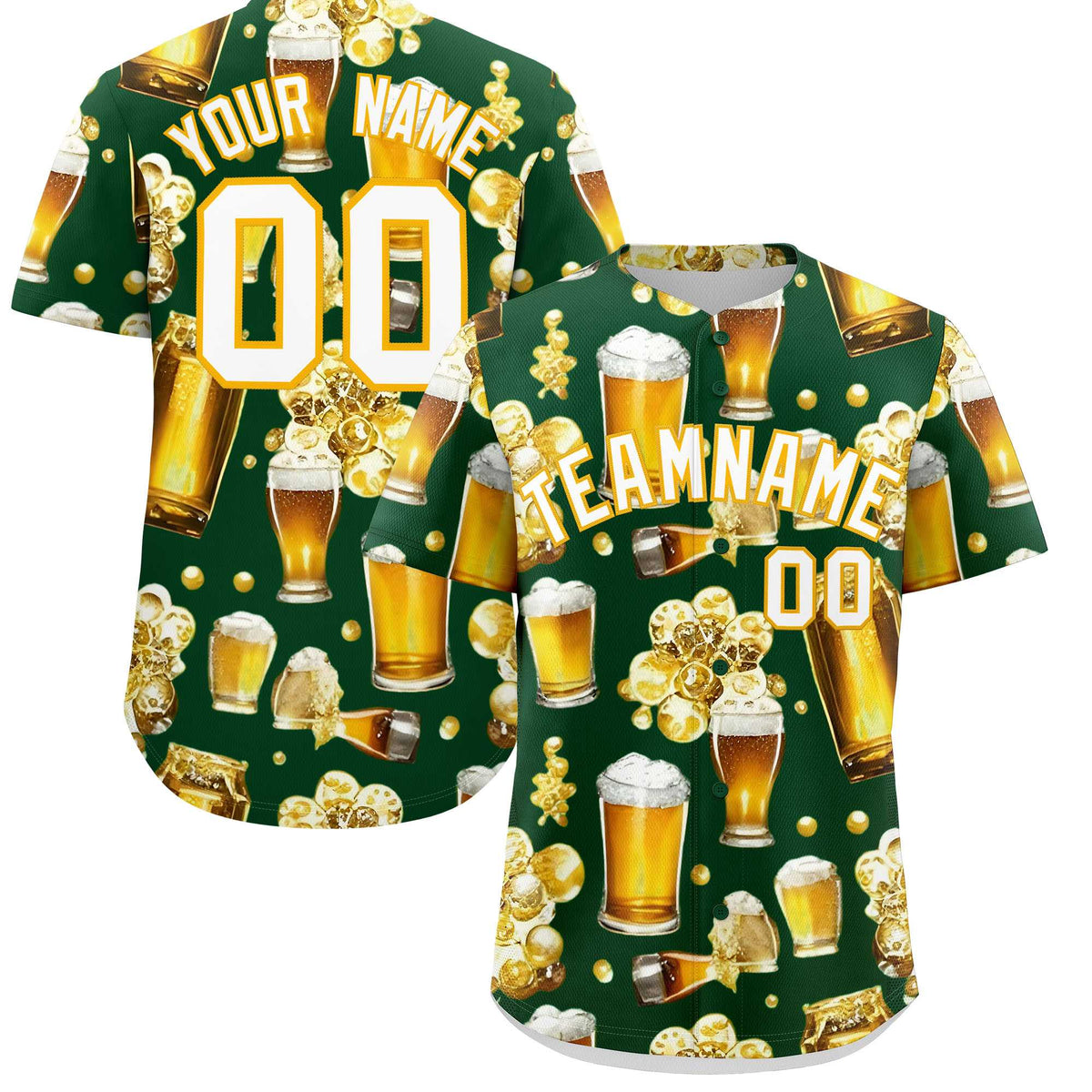 Custom Green Personalized Team Shirts for Parties &amp; Training | KXKSHOP