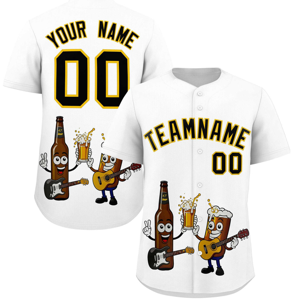 Custom White Personalized Team Shirts for Parties &amp; Training | KXKSHOP