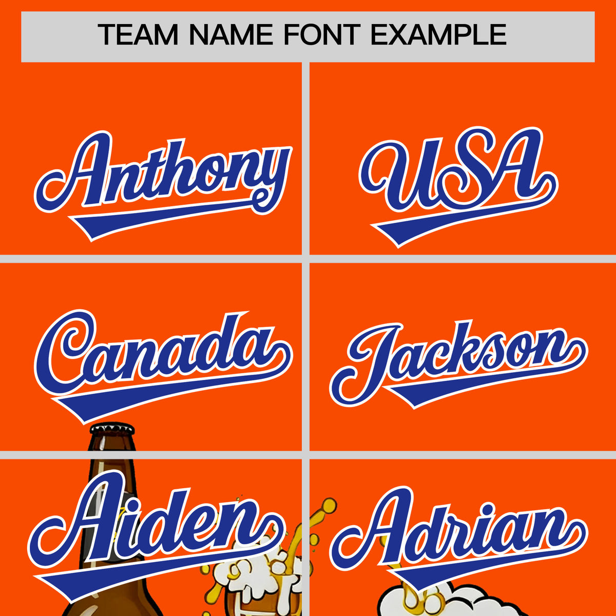 Custom Orange Personalized Team Shirts for Parties &amp; Training | KXKSHOP