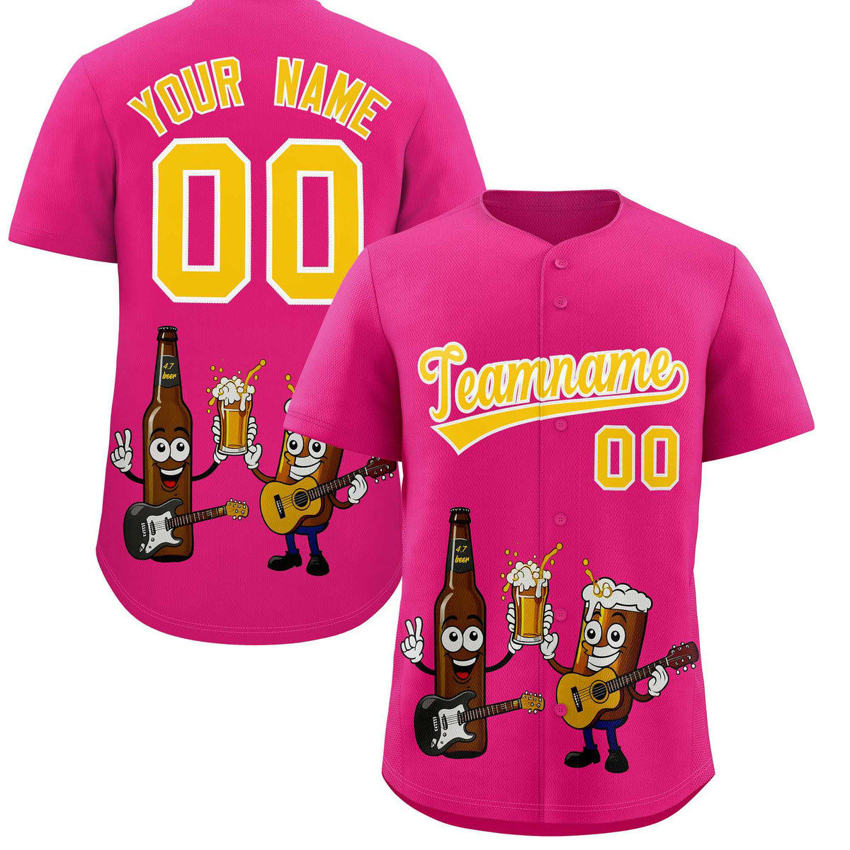 Custom Rose Red Personalized Team Shirts for Parties & Training | KXKSHOP