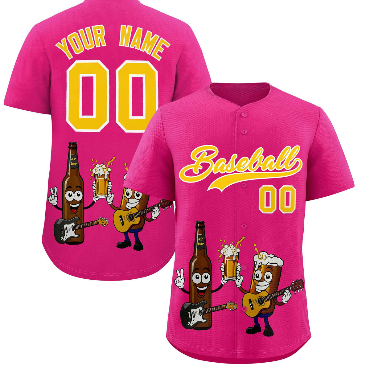 Custom Rose Red Personalized Team Shirts for Parties & Training | KXKSHOP