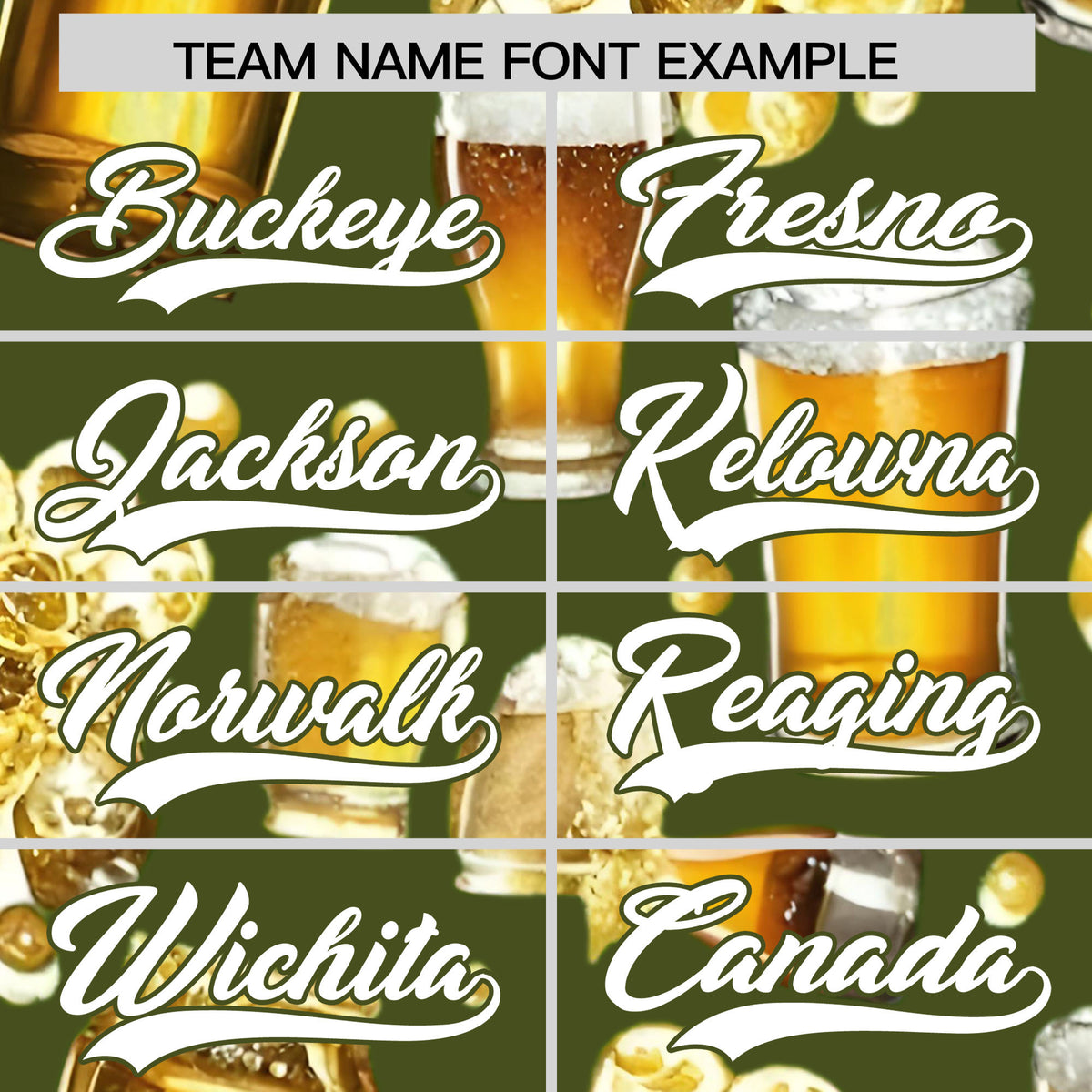 Custom Olive Personalized Team Shirts for Parties & Training | KXKSHOP