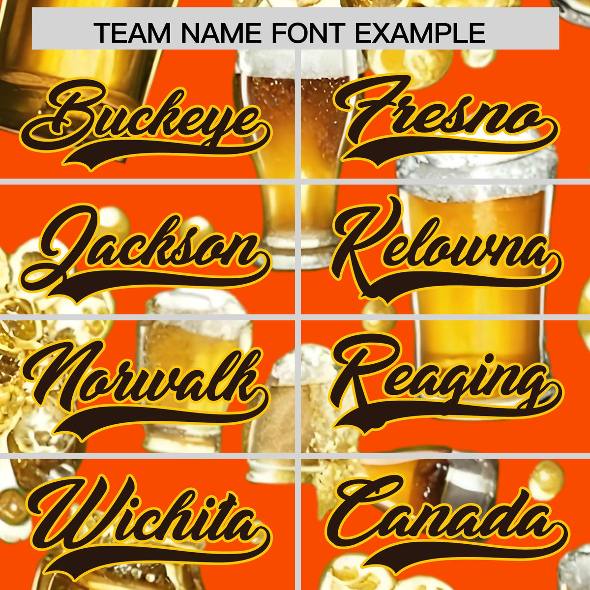 Custom Orange Personalized Team Shirts for Parties &amp; Training | KXKSHOP