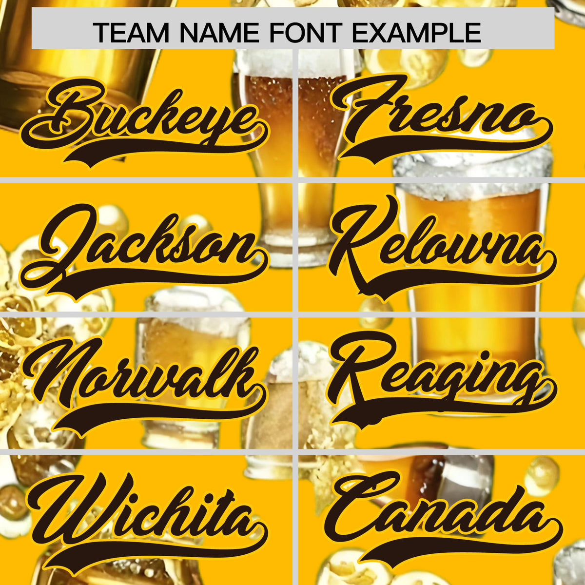 Custom Yellow Personalized Team Shirts for Parties &amp; Training | KXKSHOP