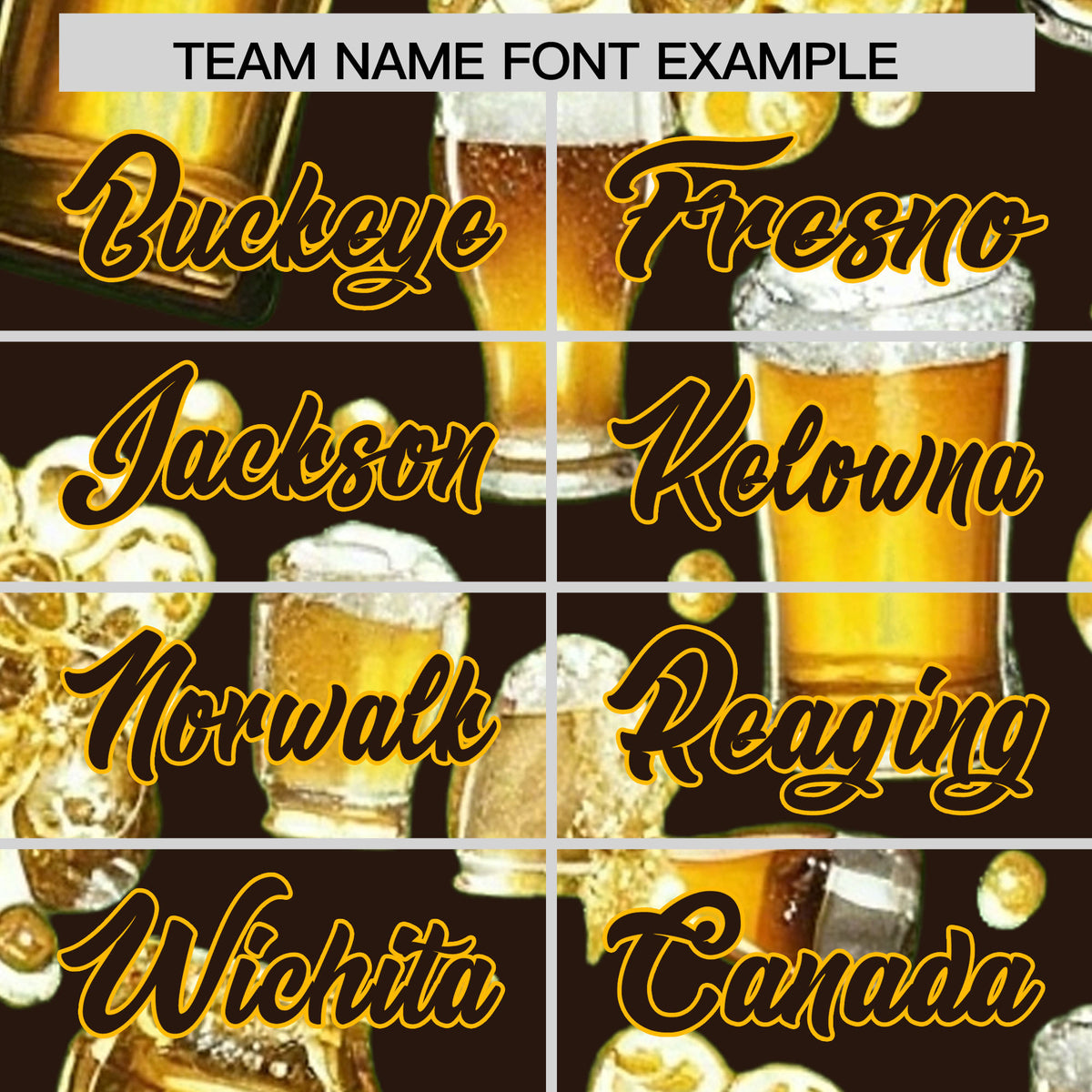 Custom Brown Personalized Team Shirts for Parties &amp; Training | KXKSHOP