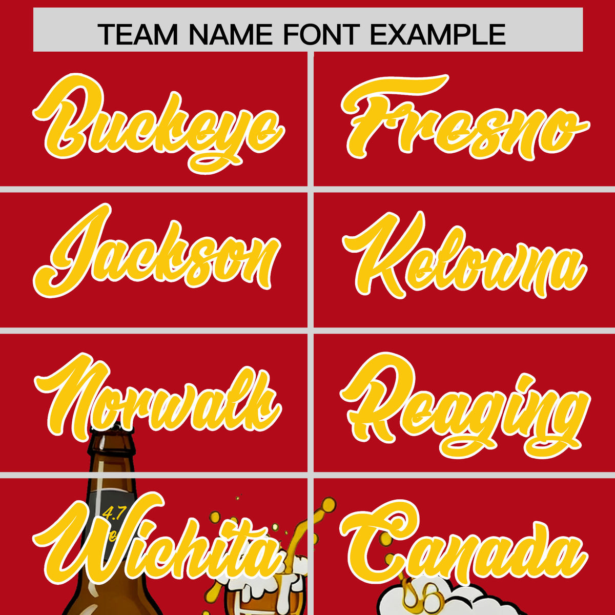 Custom Red Personalized Team Shirts for Parties &amp; Training | KXKSHOP