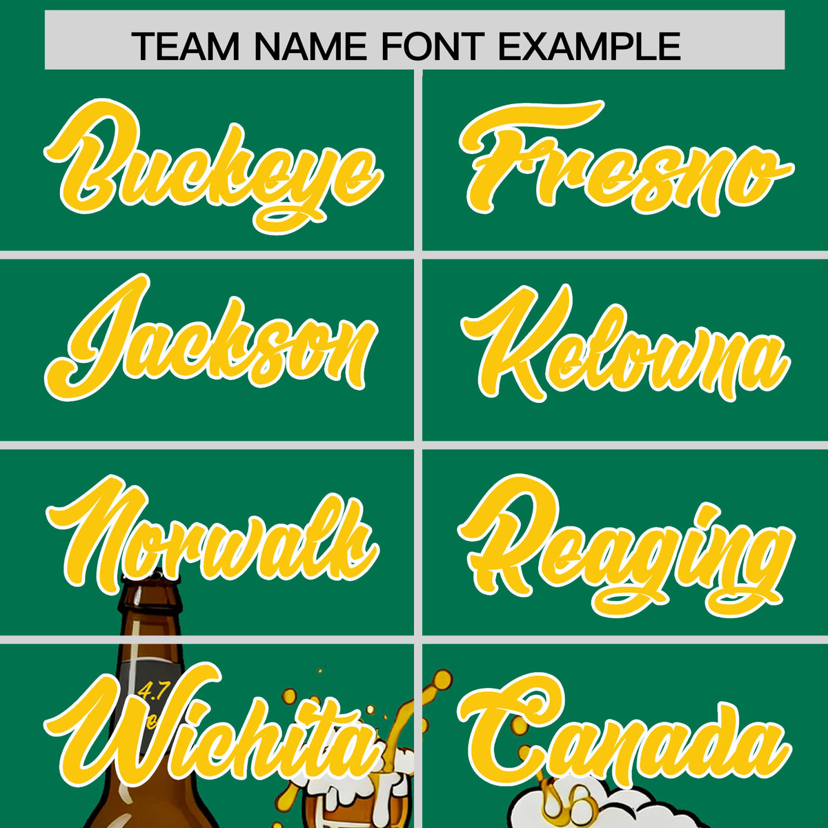 Custom Kelly Green Personalized Team Shirts for Parties &amp; Training | KXKSHOP