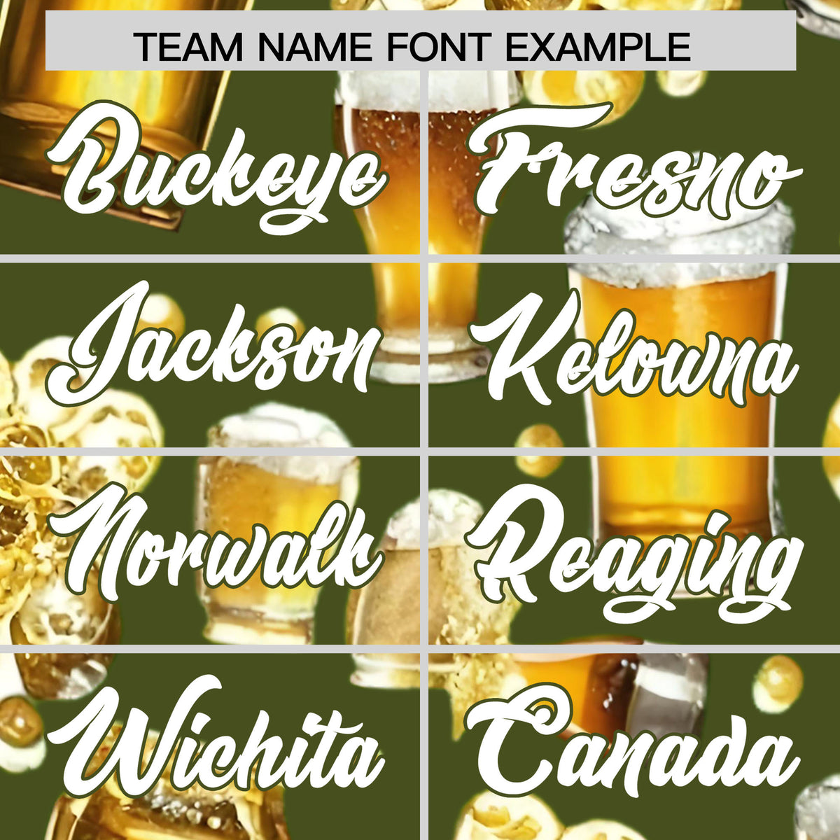 Custom Olive Personalized Team Shirts for Parties & Training | KXKSHOP