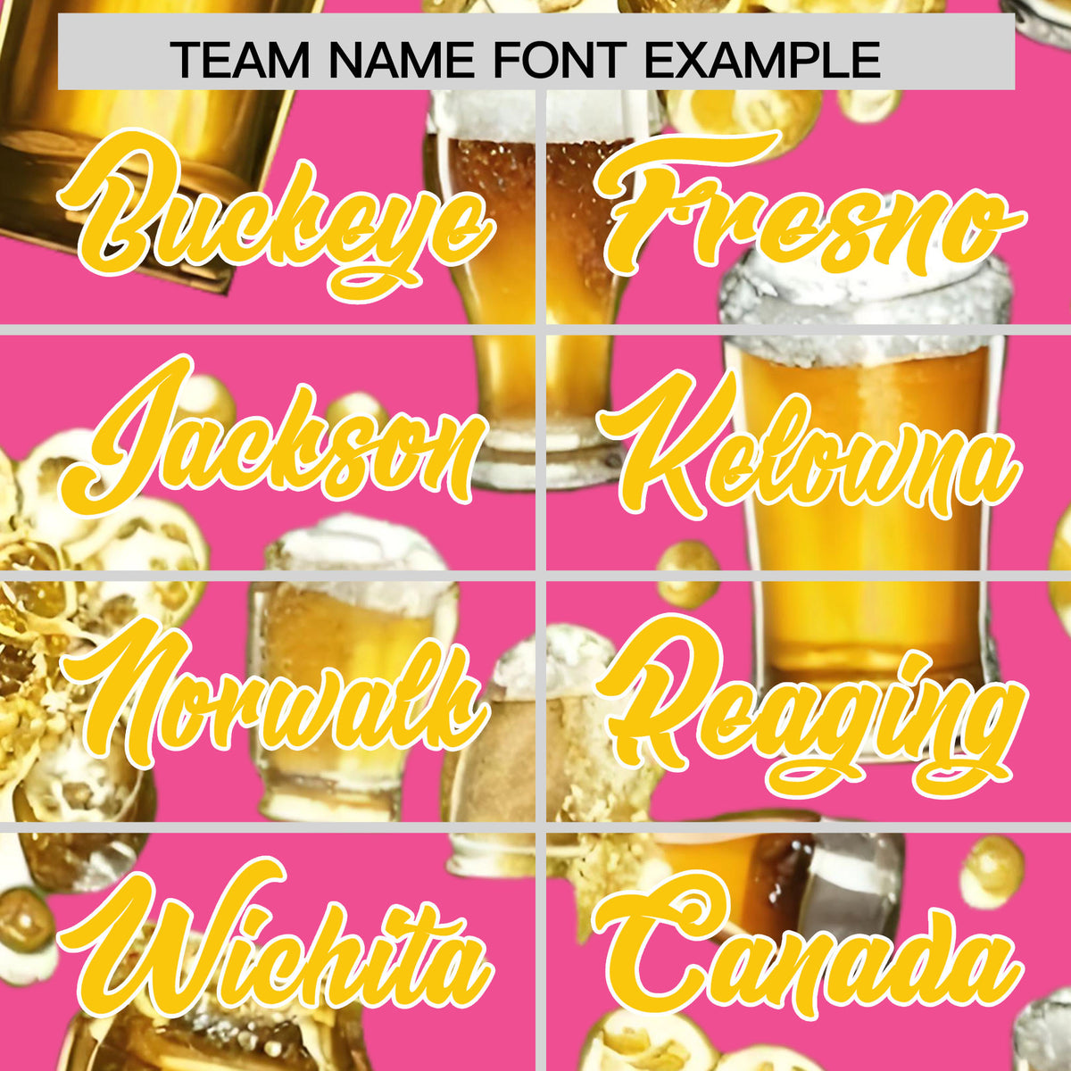 Custom Pink Personalized Team Shirts for Parties &amp; Training | KXKSHOP